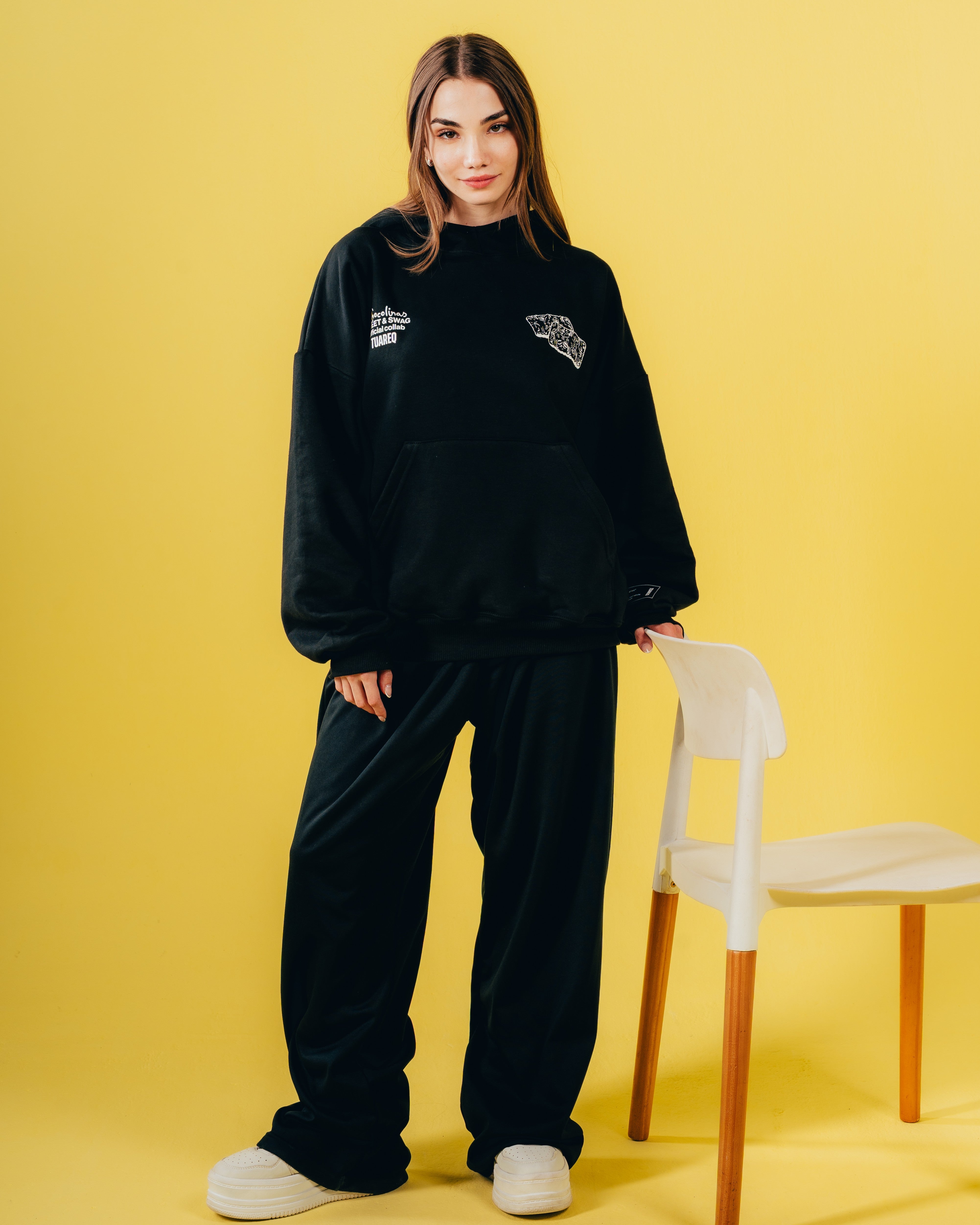 HOODIE EXTRAHEAVY [ CHOCOLINAS ] SWEET BLACK