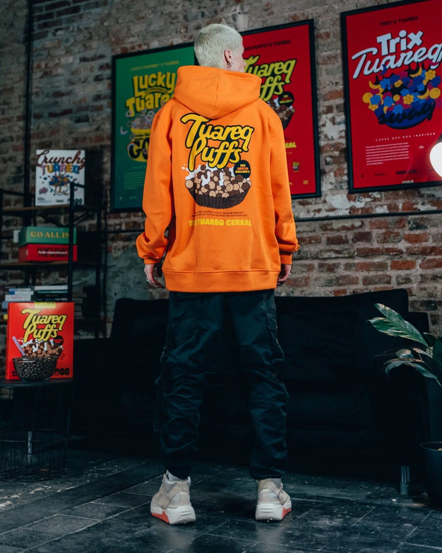 OVERSIZED HOODIE [ PUFFS REESES CEREALS ] 2.0