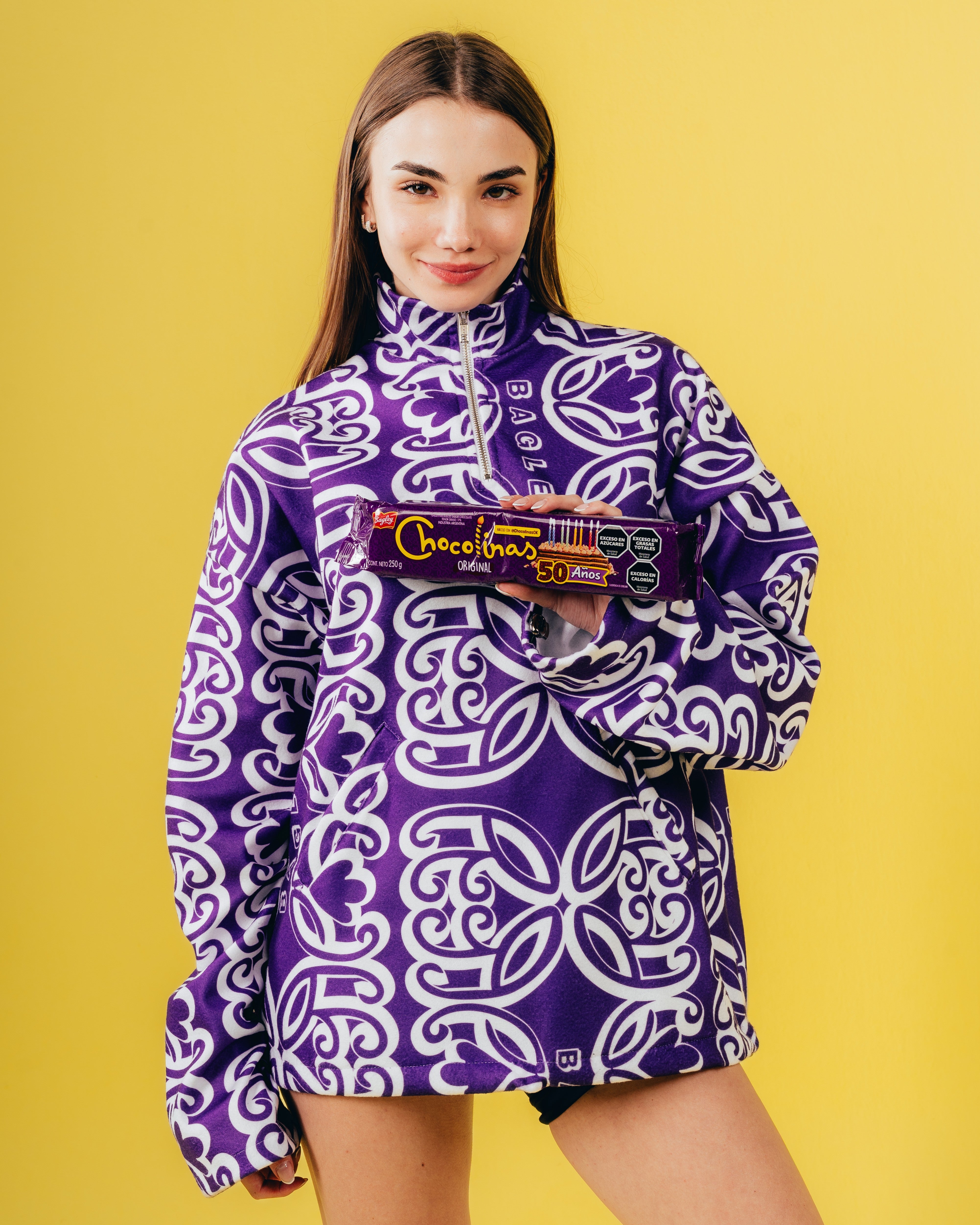 POLO CREWNECK [ CHOCOLINAS ] SUBLIMADO