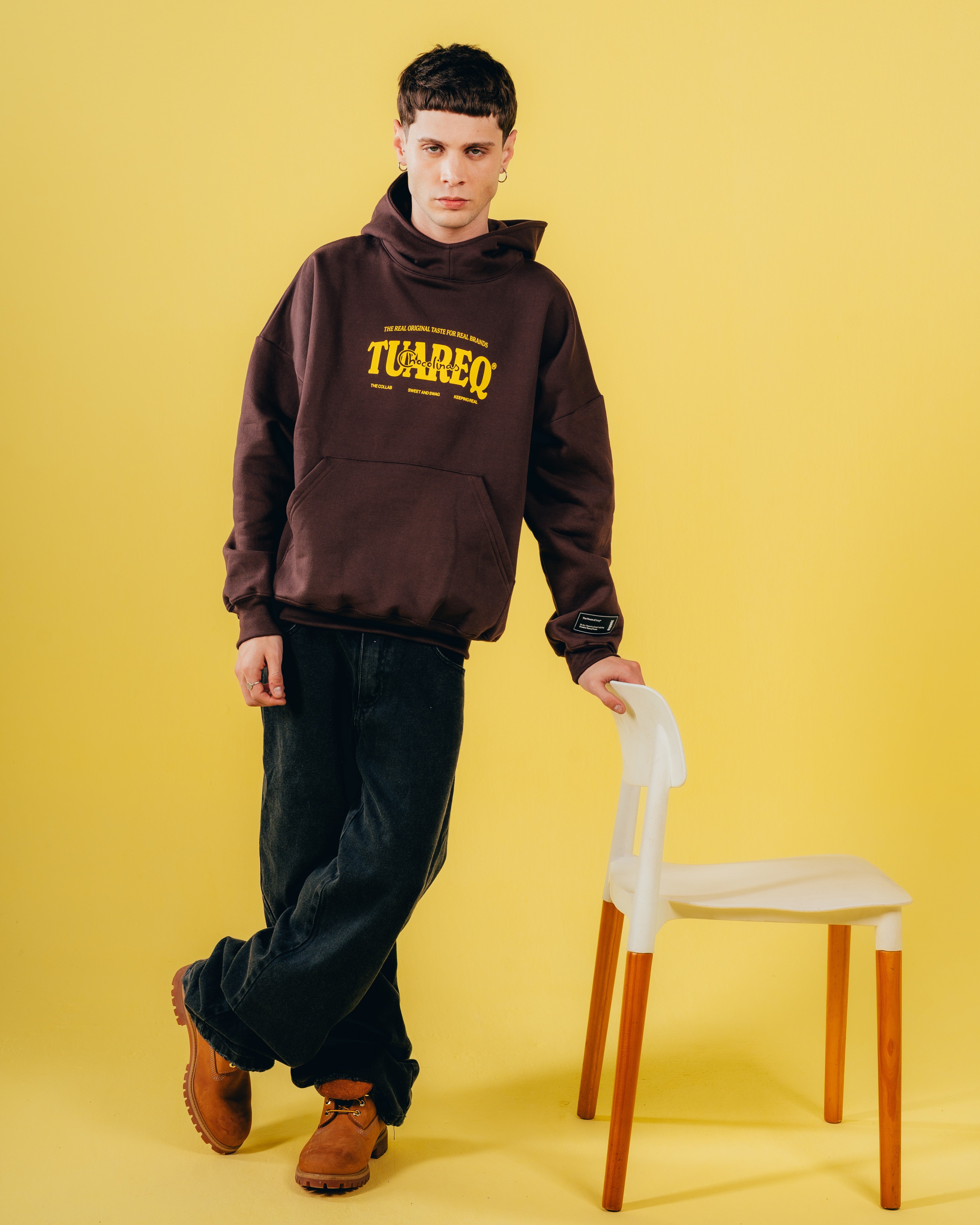 HOODIE EXTRAHEAVY [ CHOCOLINAS ] BAD DAY BROWN