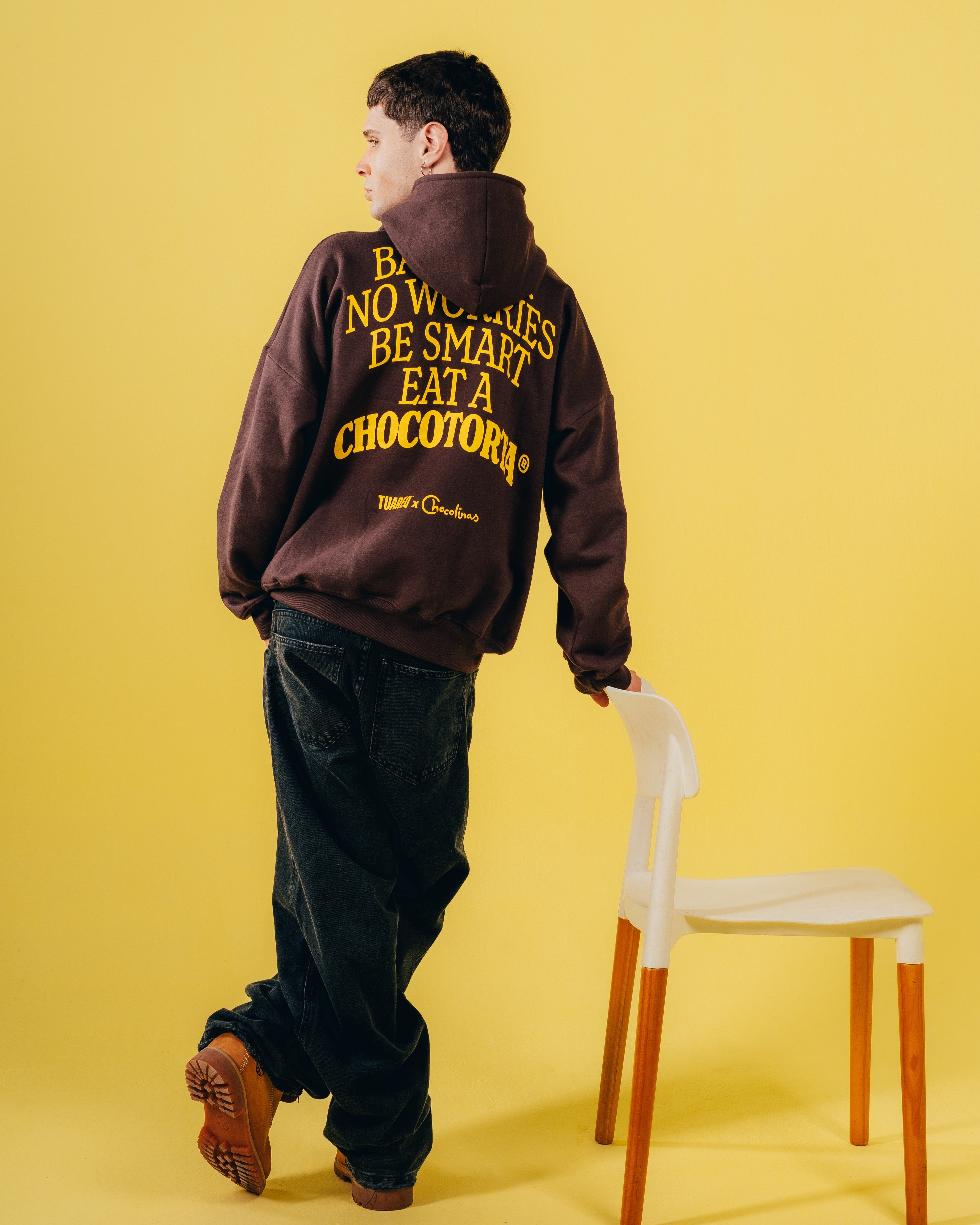HOODIE EXTRAHEAVY [ CHOCOLINAS ] BAD DAY BROWN