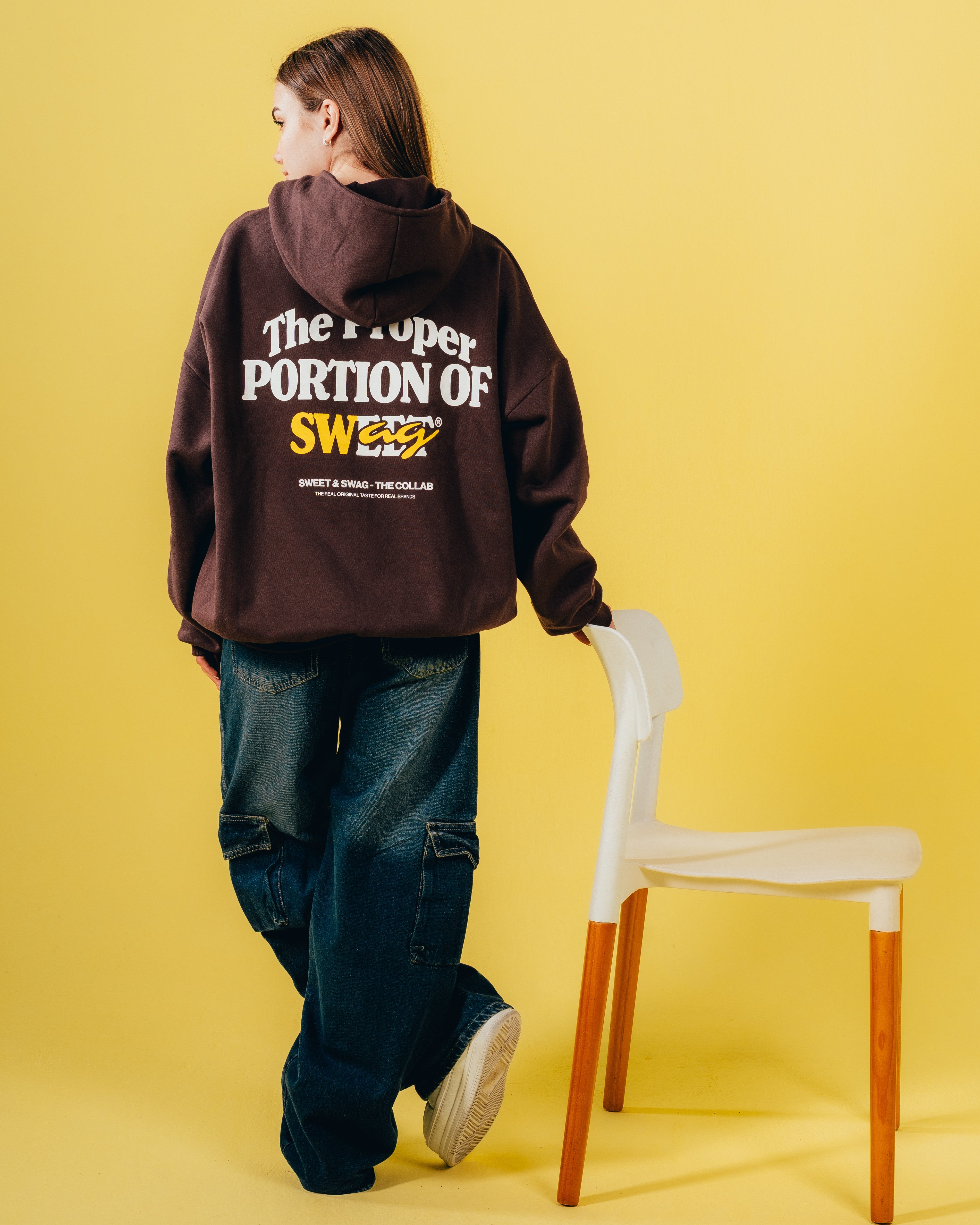 HOODIE EXTRAHEAVY [ CHOCOLINAS ] CHOCOSWAG BROWN