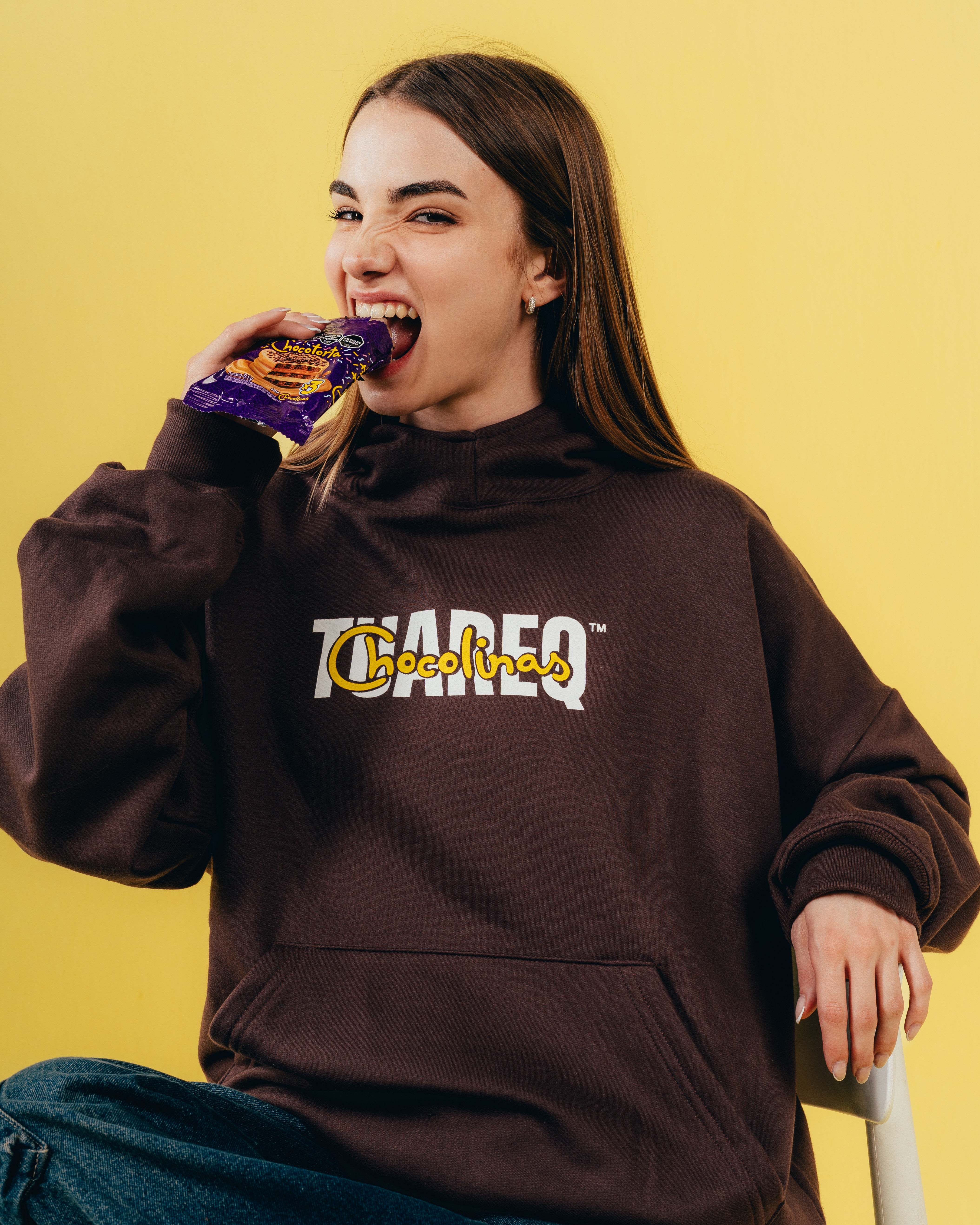 HOODIE EXTRAHEAVY [ CHOCOLINAS ] CHOCOSWAG BROWN