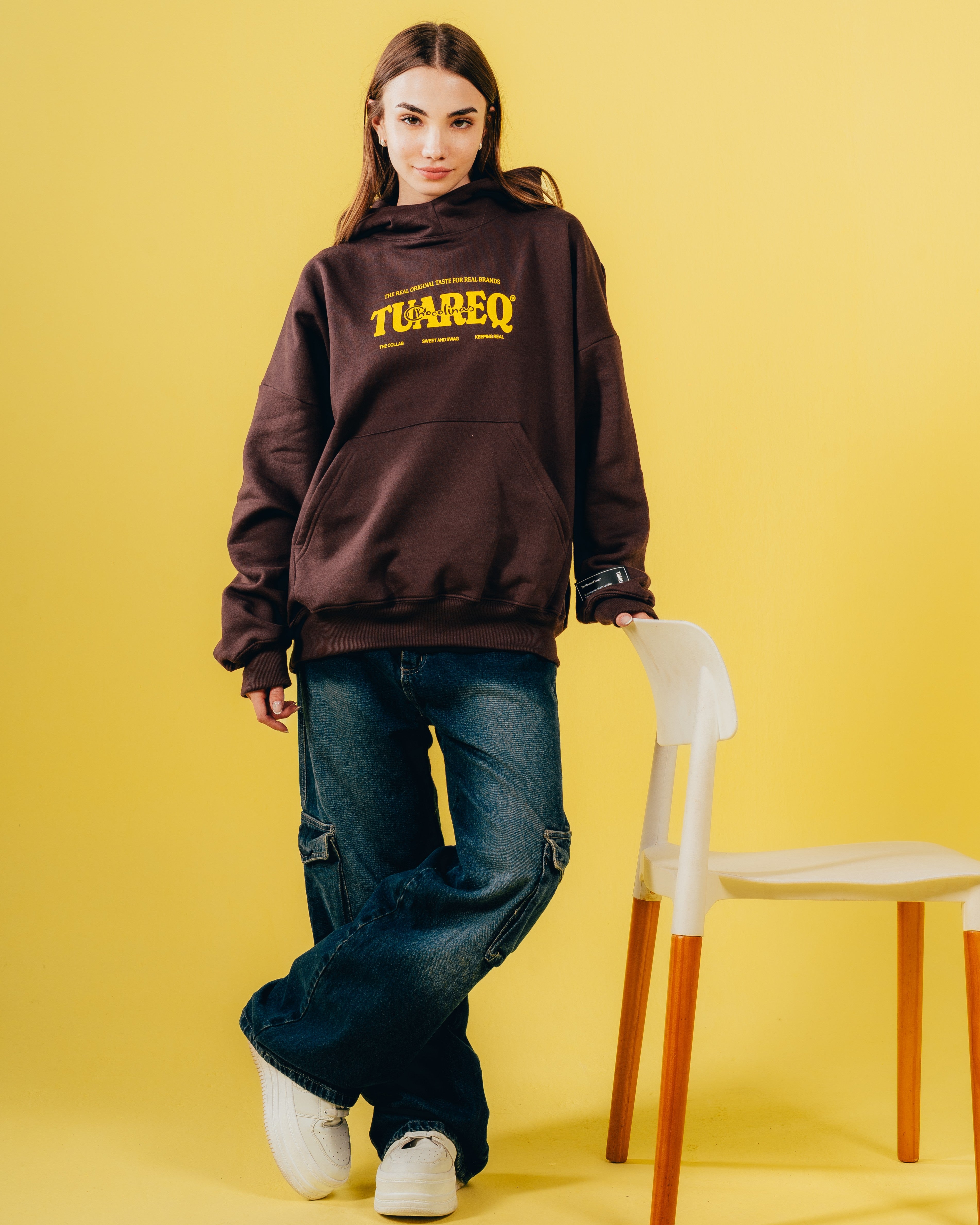 HOODIE EXTRAHEAVY [ CHOCOLINAS ] BAD DAY BROWN