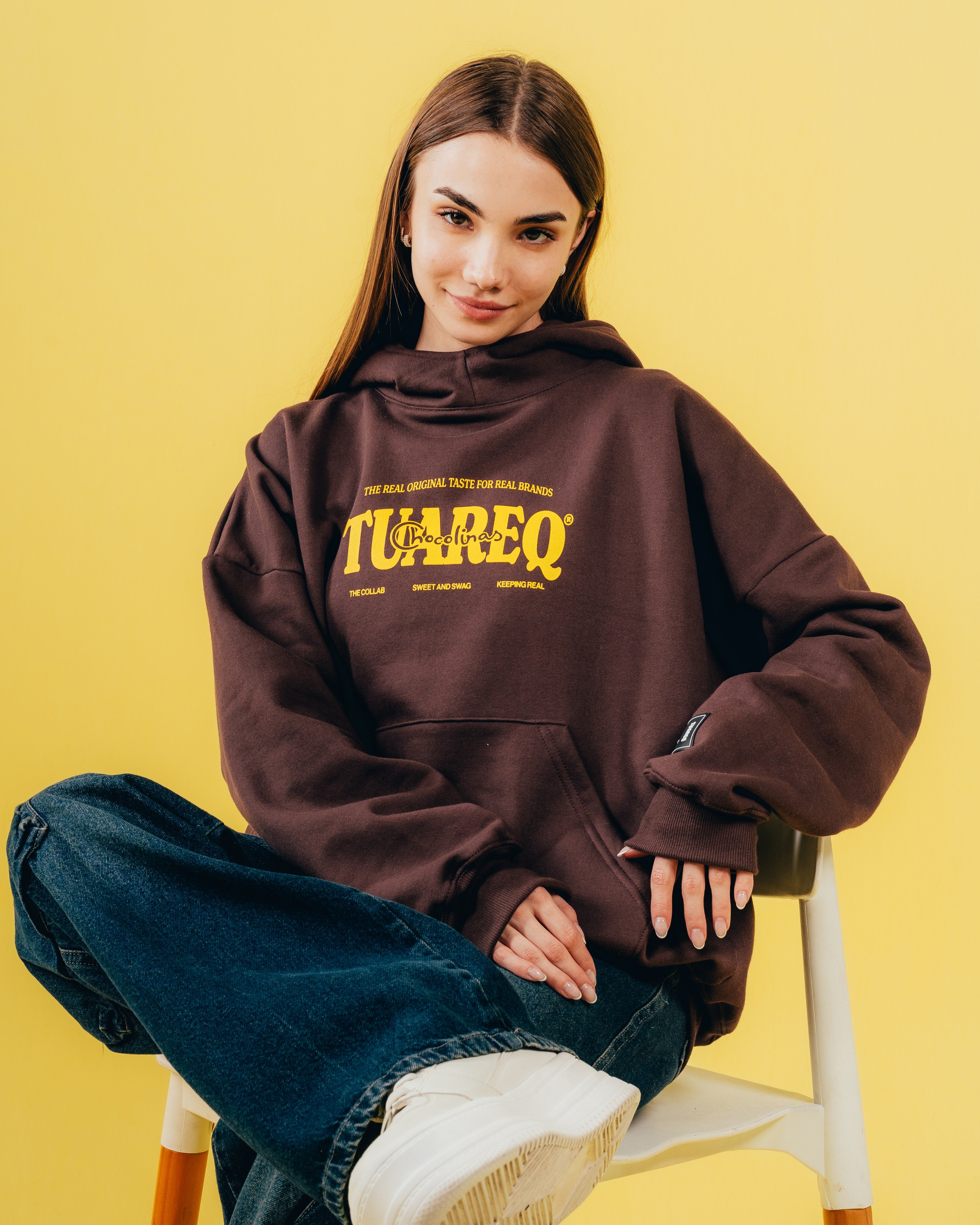 HOODIE EXTRAHEAVY [ CHOCOLINAS ] BAD DAY BROWN