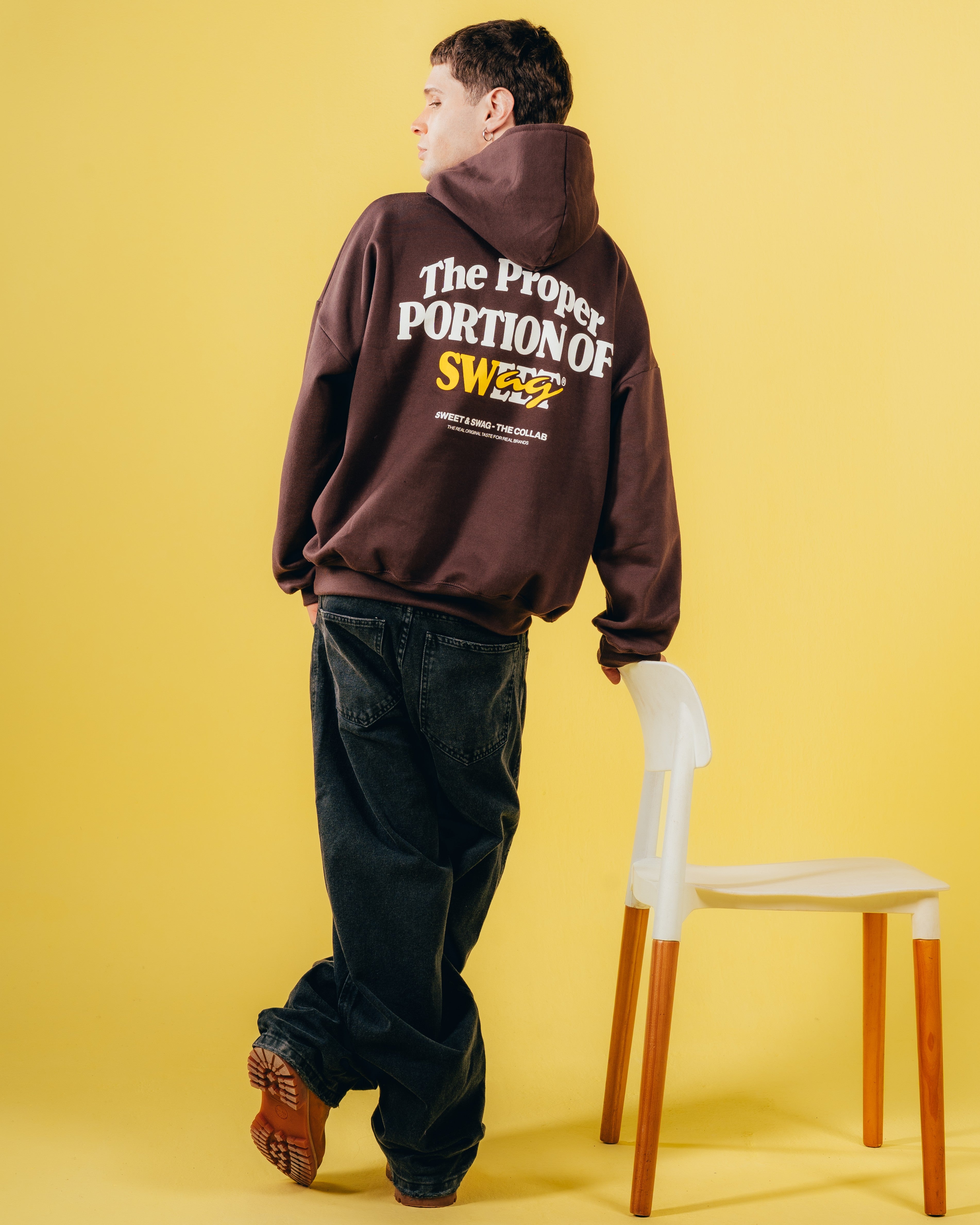 HOODIE EXTRAHEAVY [ CHOCOLINAS ] CHOCOSWAG BROWN