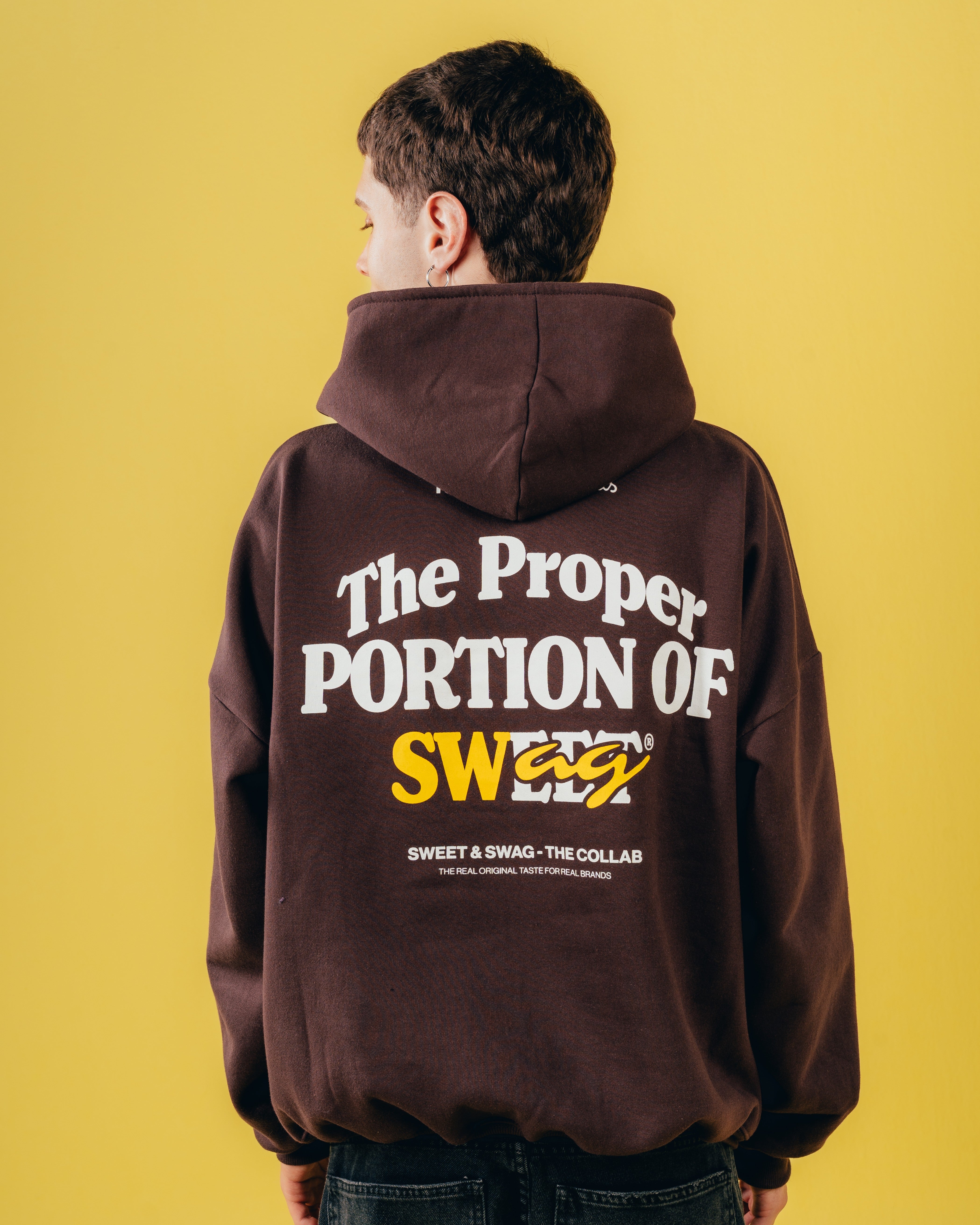 HOODIE EXTRAHEAVY [ CHOCOLINAS ] CHOCOSWAG BROWN