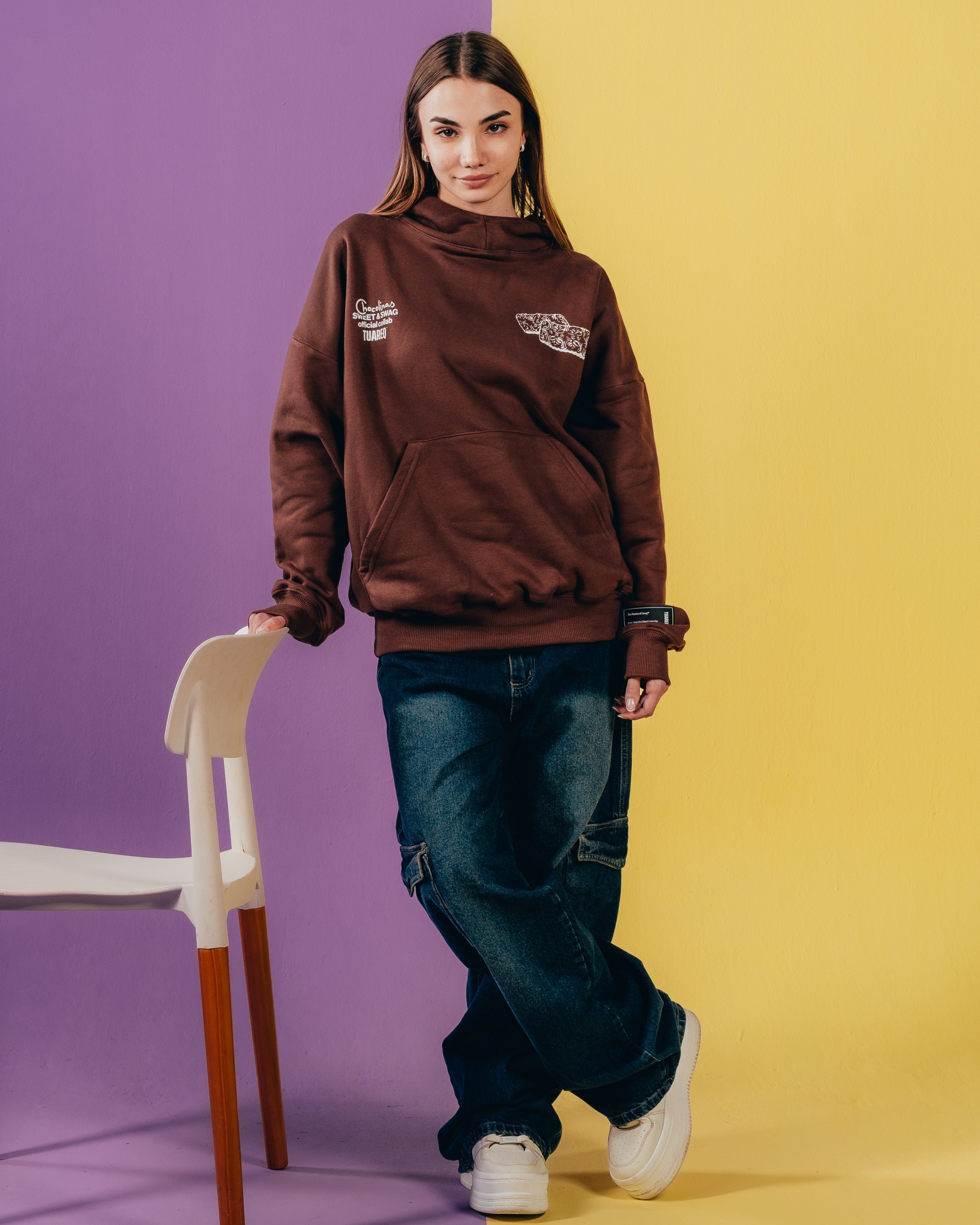 HOODIE EXTRAHEAVY [ CHOCOLINAS ] SWEET BROWN