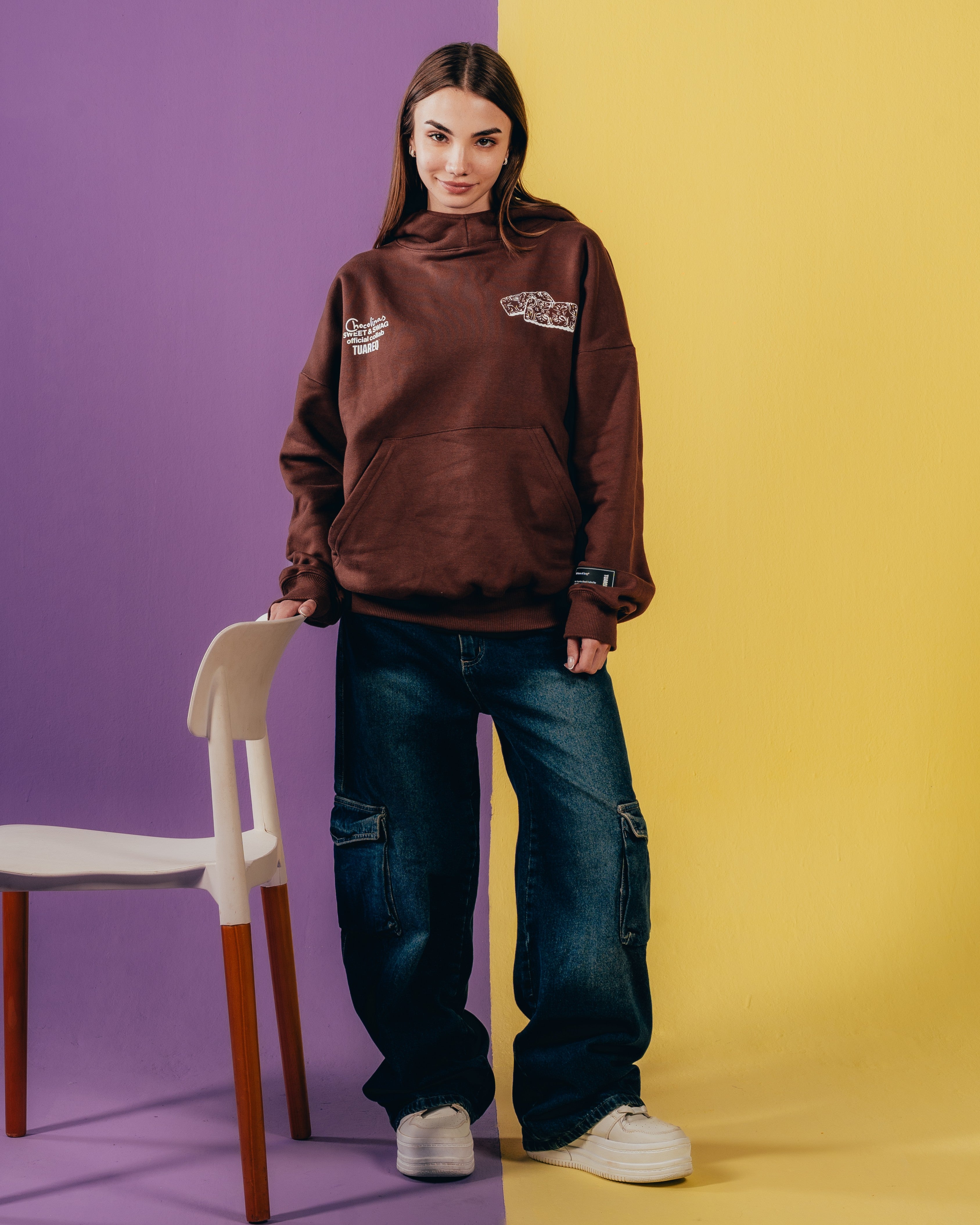 HOODIE EXTRAHEAVY [ CHOCOLINAS ] SWEET BROWN