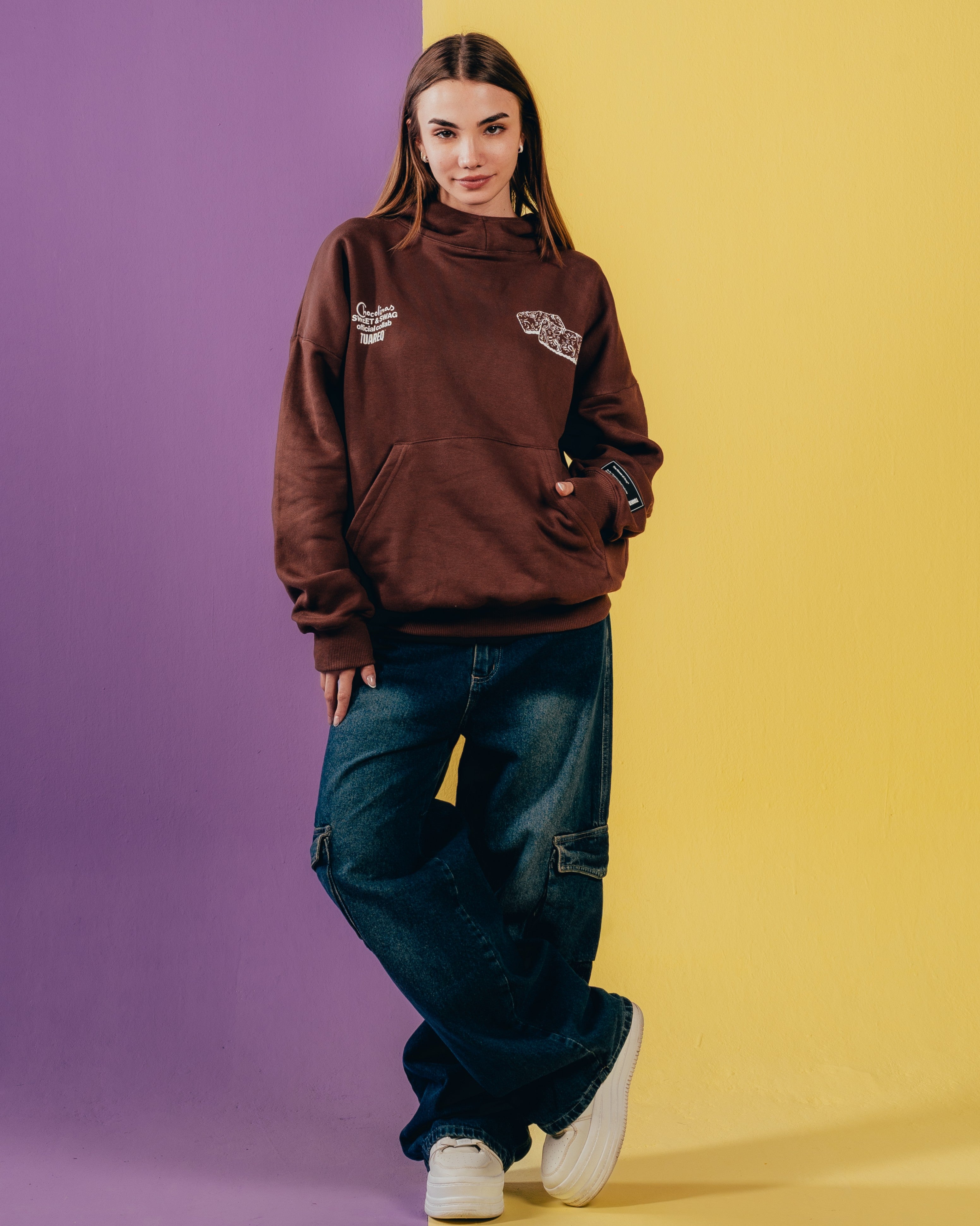 HOODIE EXTRAHEAVY [ CHOCOLINAS ] SWEET BROWN