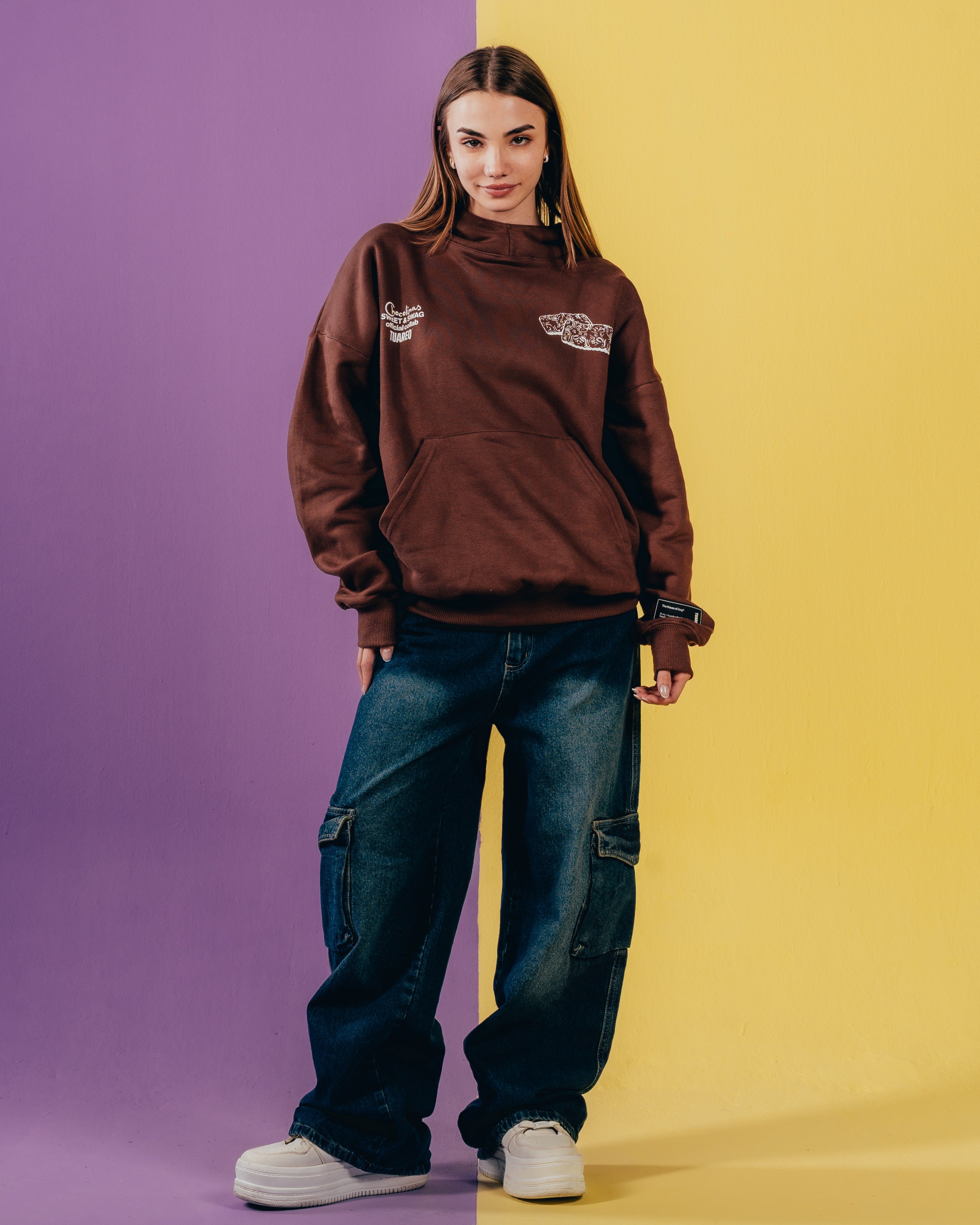 HOODIE EXTRAHEAVY [ CHOCOLINAS ] SWEET BROWN