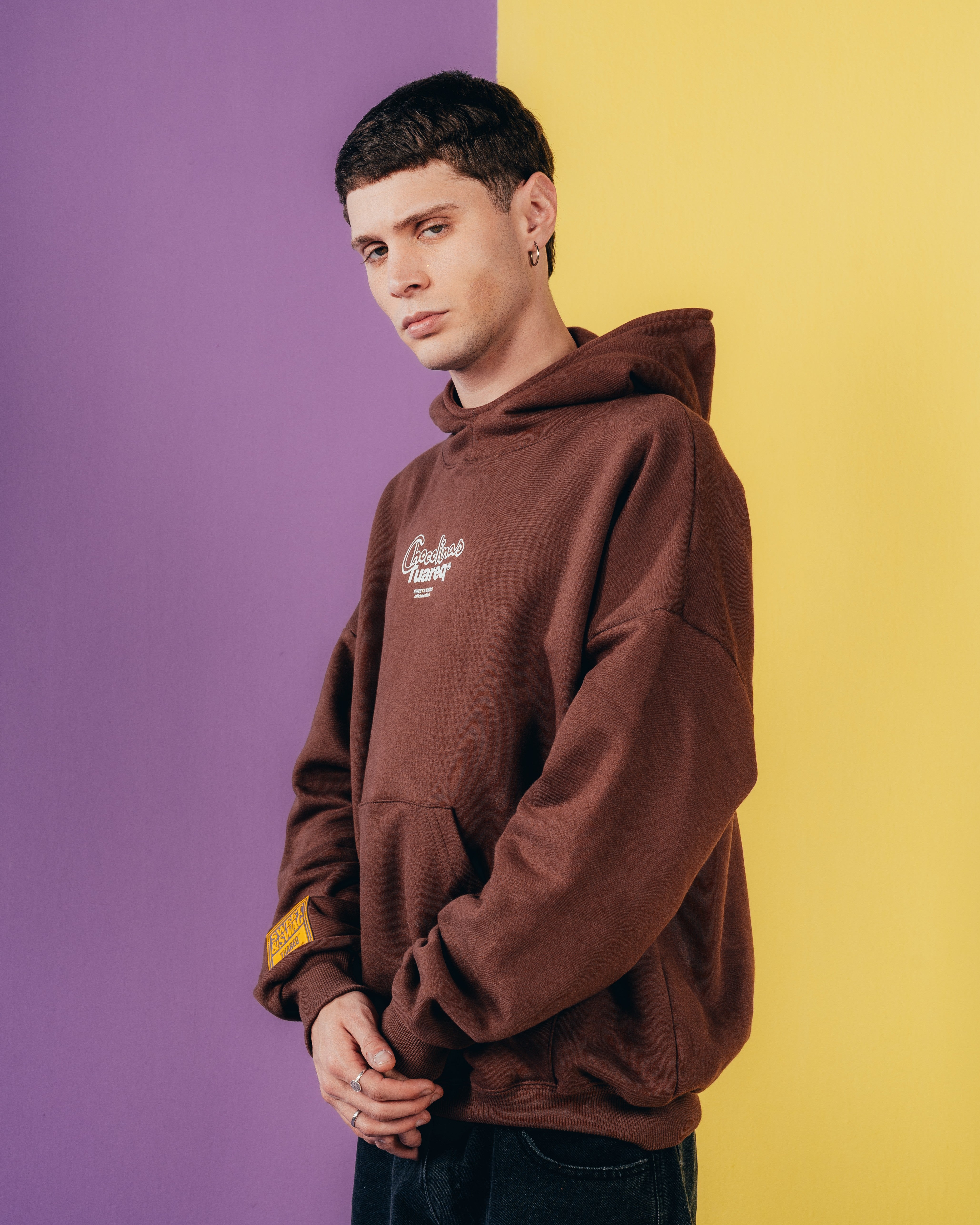 HOODIE EXTRAHEAVY [ CHOCOLINAS ] LEYENDA BROWN