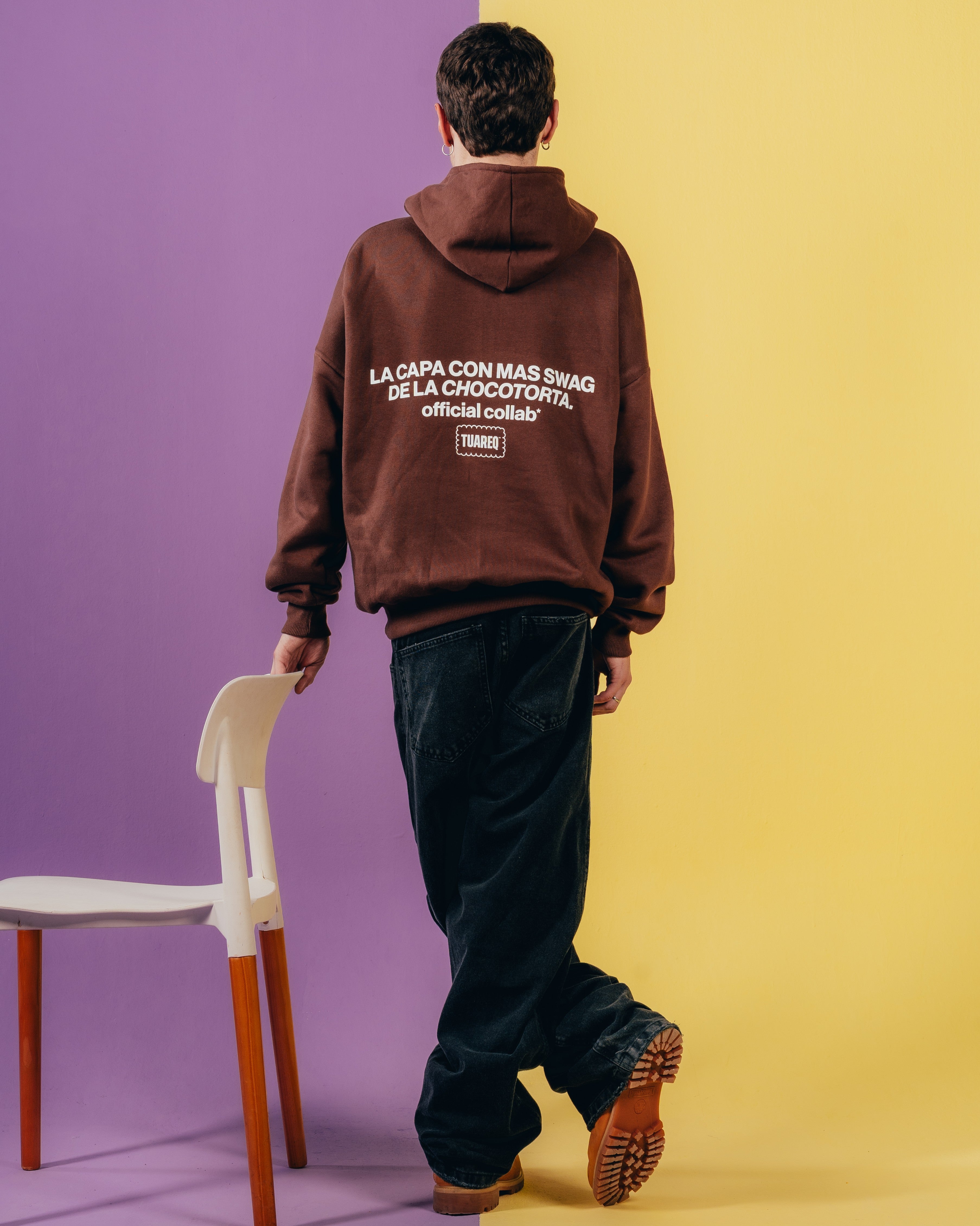 HOODIE EXTRAHEAVY [ CHOCOLINAS ] LEYENDA BROWN