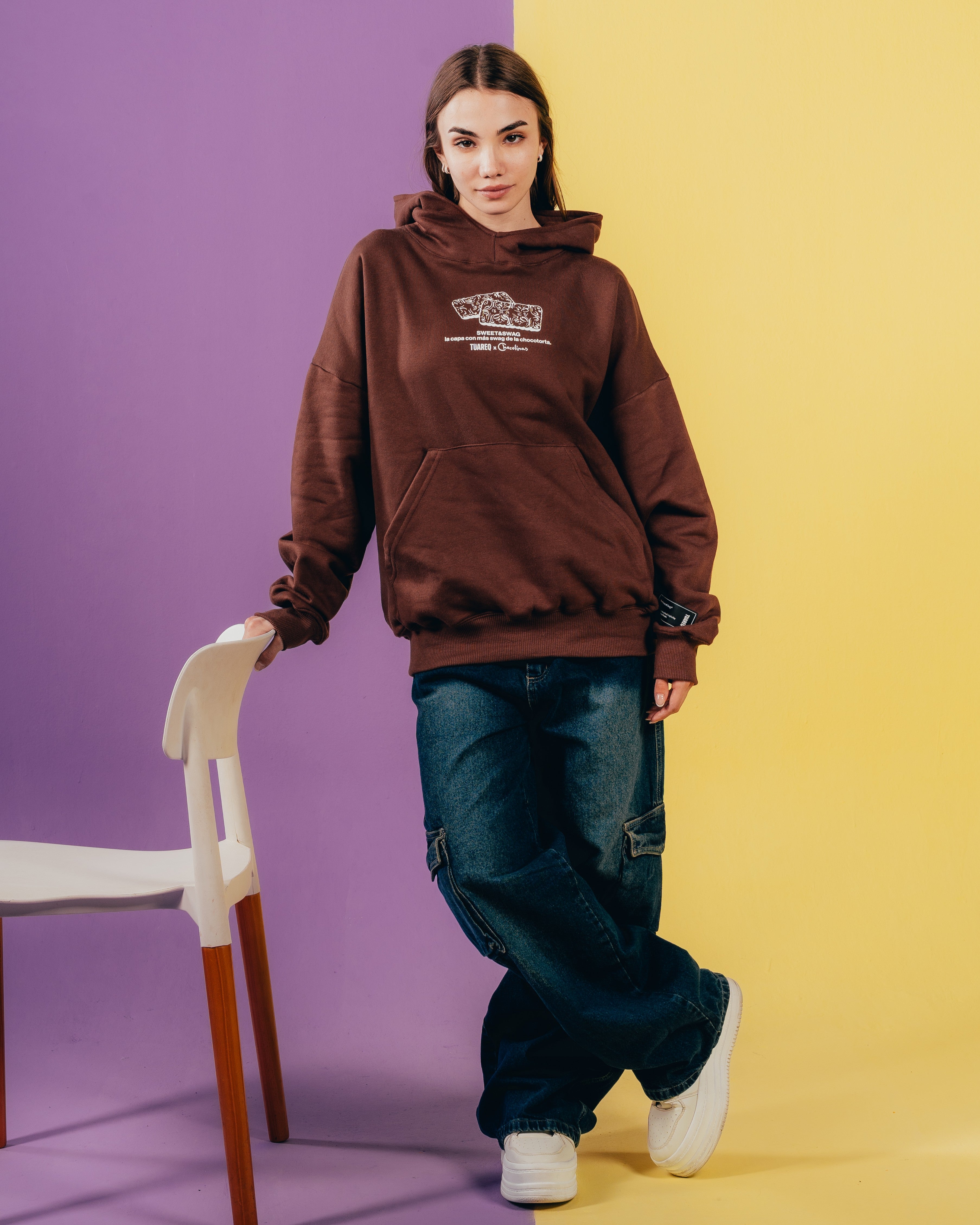 HOODIE EXTRAHEAVY [ CHOCOLINAS ] COOKIE BROWN