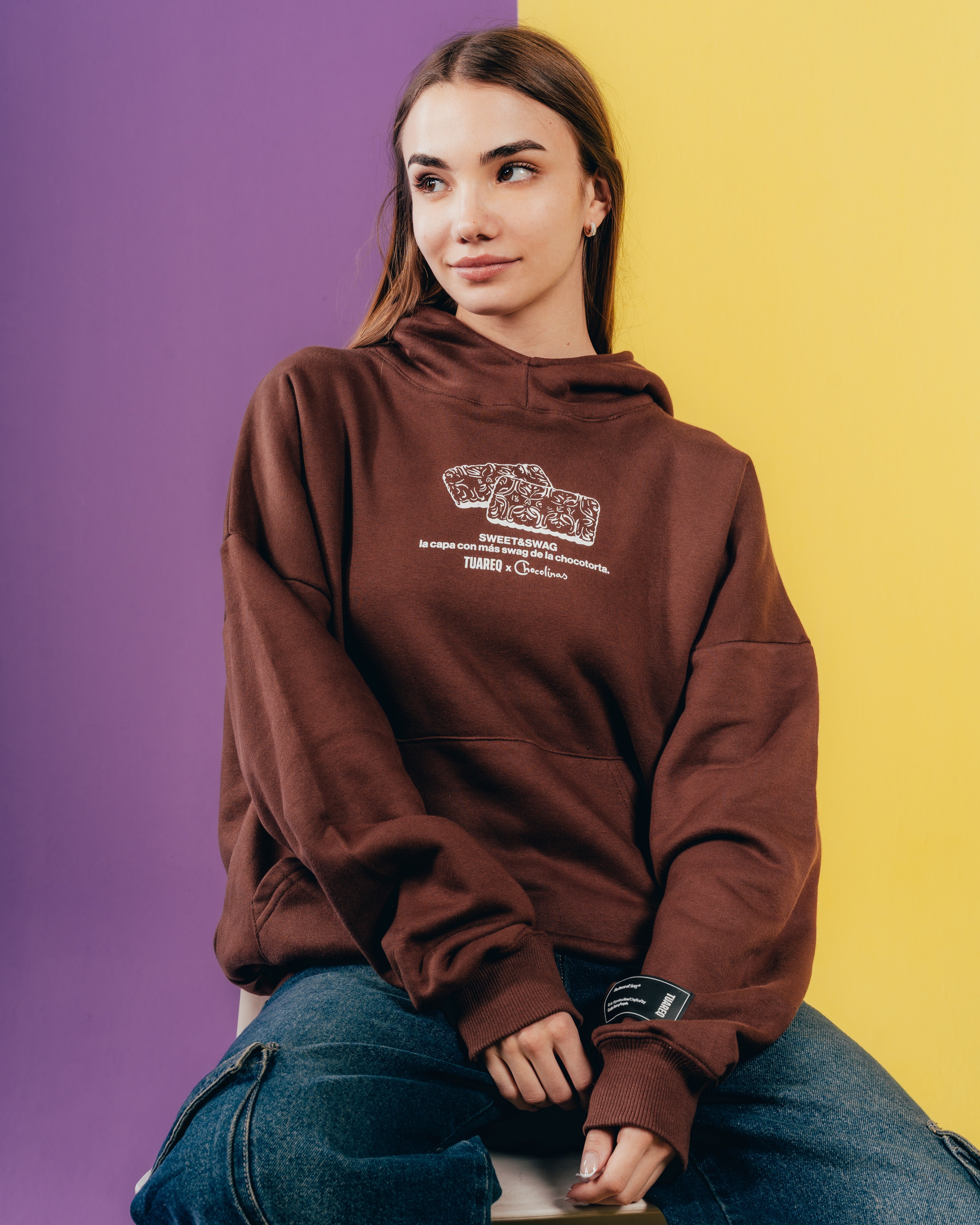 HOODIE EXTRAHEAVY [ CHOCOLINAS ] COOKIE BROWN