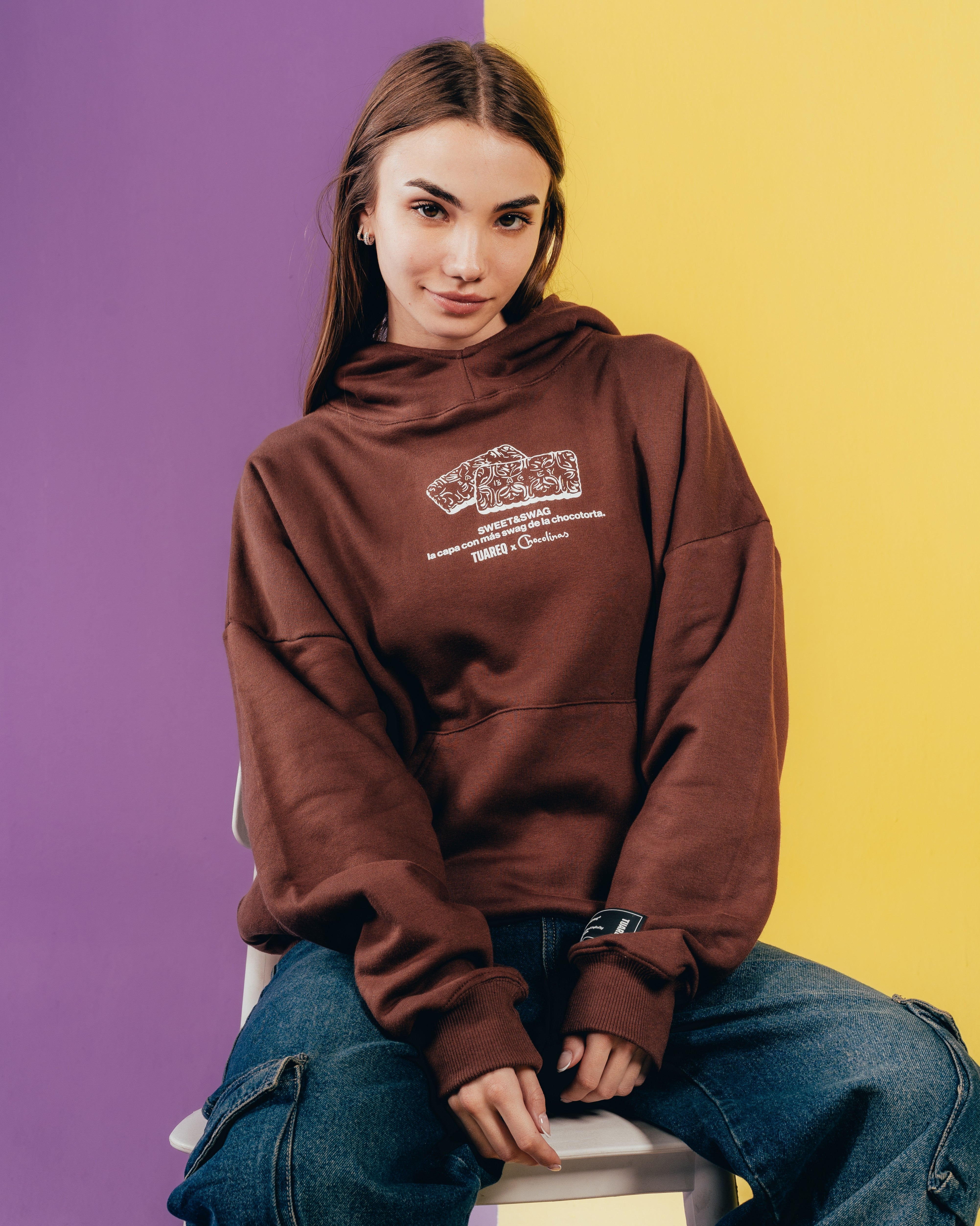 HOODIE EXTRAHEAVY [ CHOCOLINAS ] COOKIE BROWN