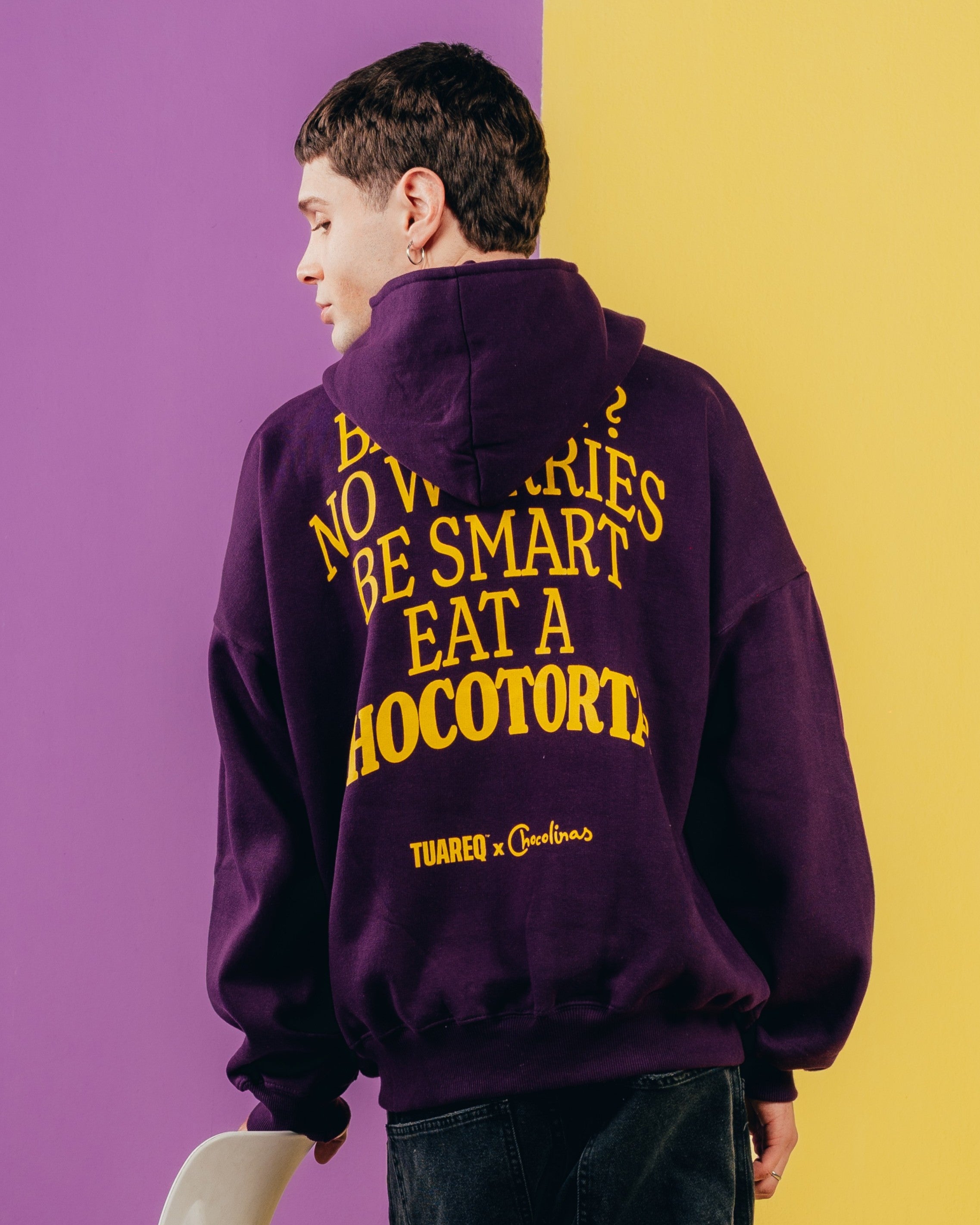 HOODIE EXTRAHEAVY [ CHOCOLINAS ] BAD DAY VIOLET