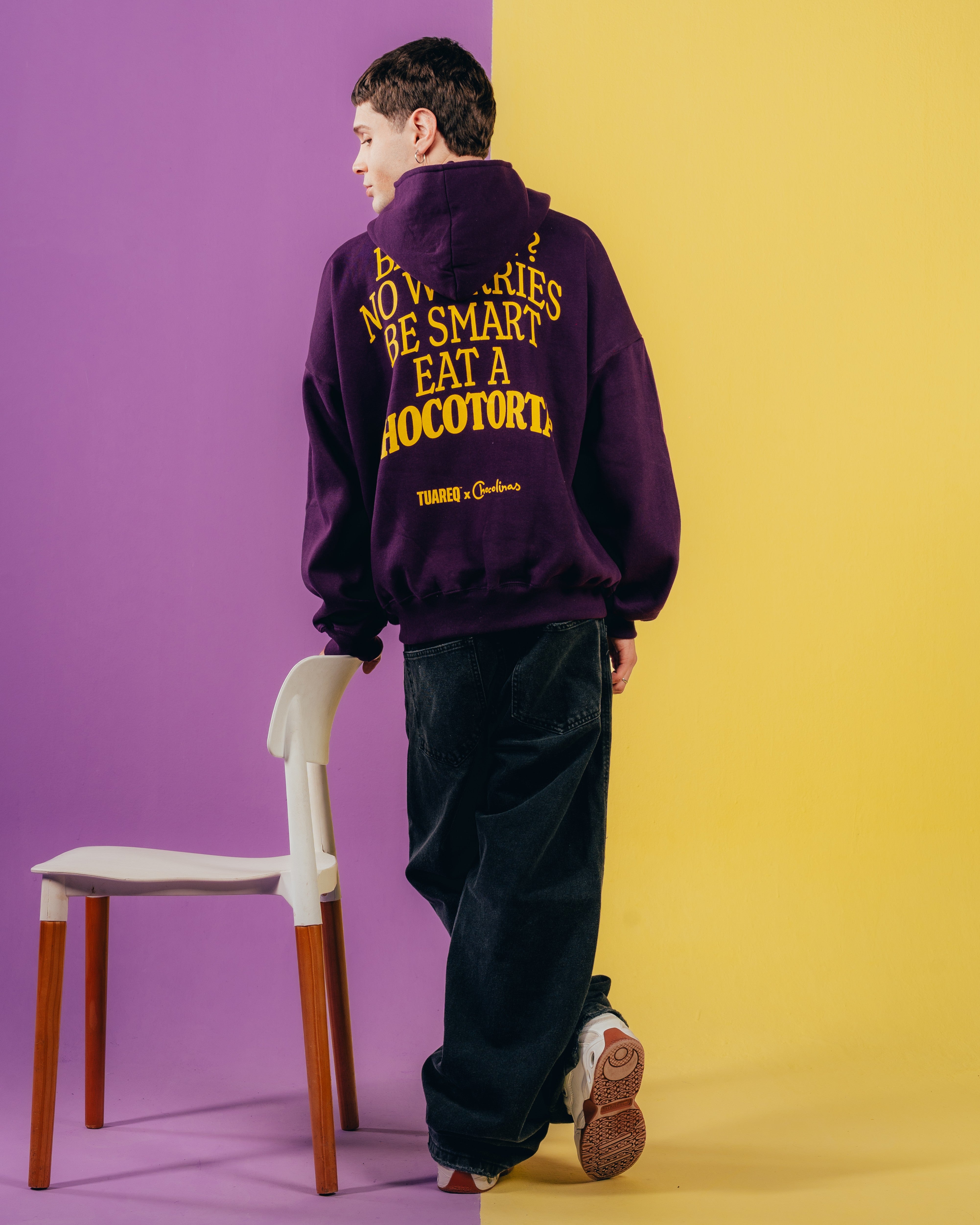 HOODIE EXTRAHEAVY [ CHOCOLINAS ] BAD DAY VIOLET