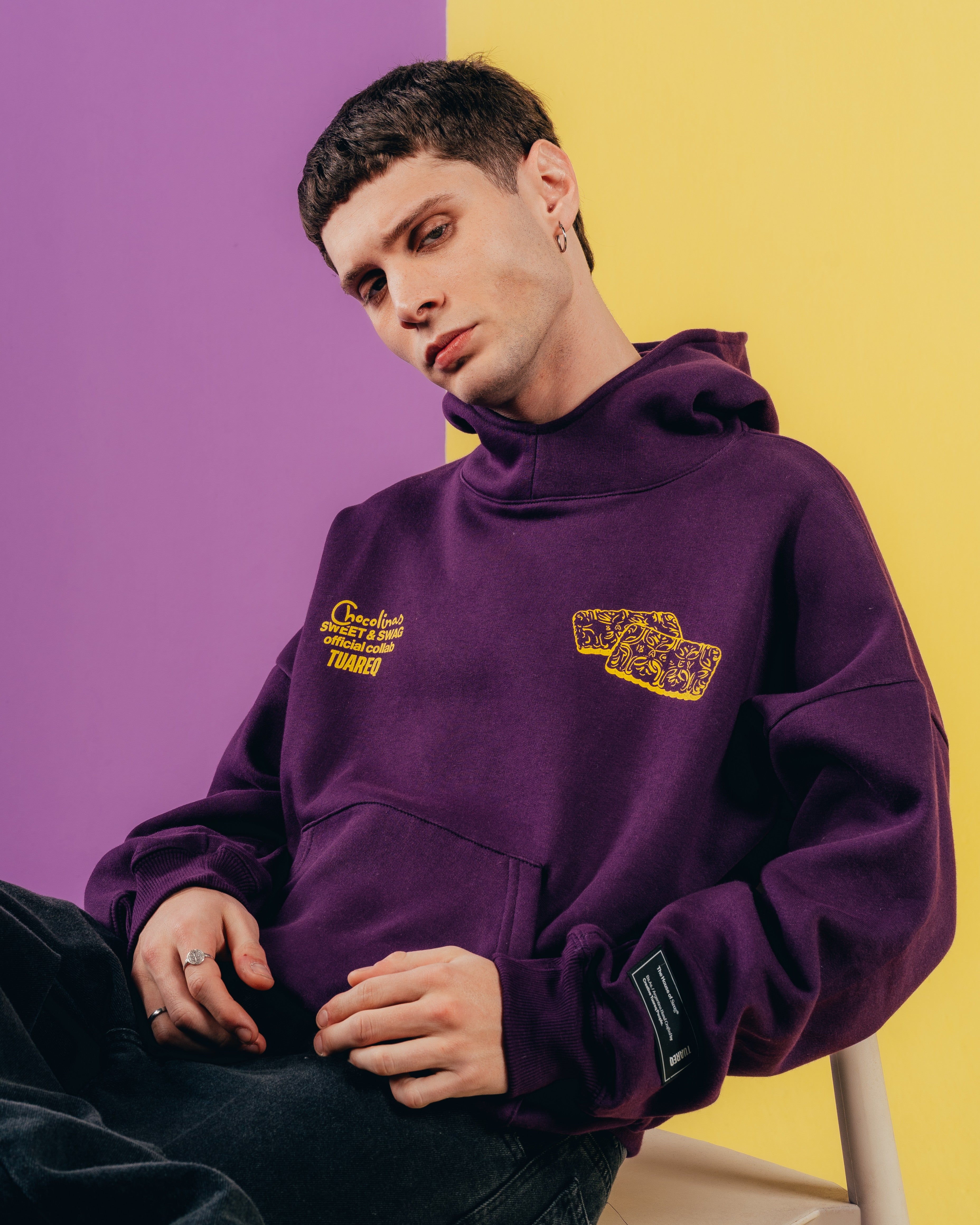 HOODIE EXTRAHEAVY [ CHOCOLINAS ] SWEET VIOLET