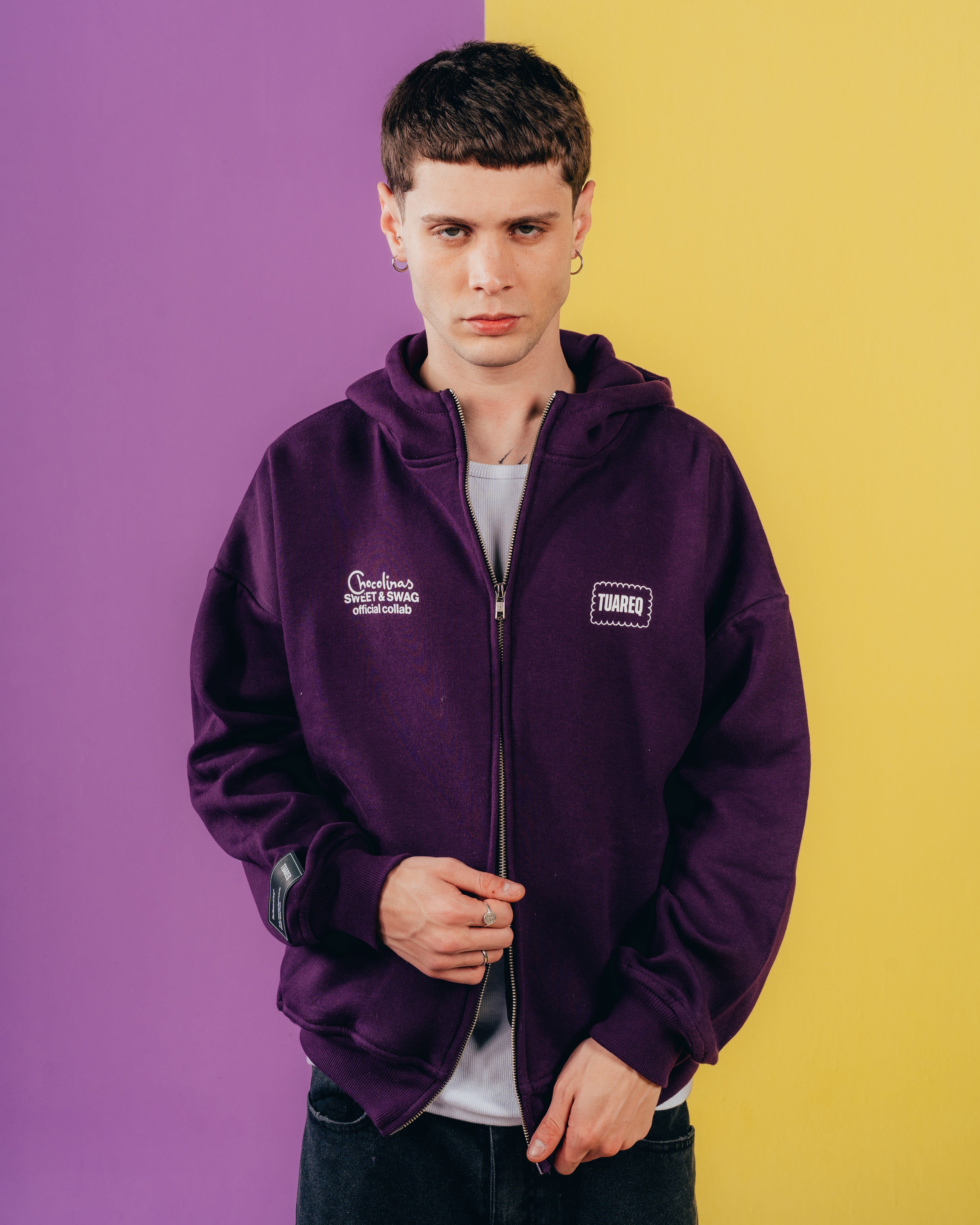 CAMPERA DOBLE CIERRE [ CHOCOLINAS ] VIOLET