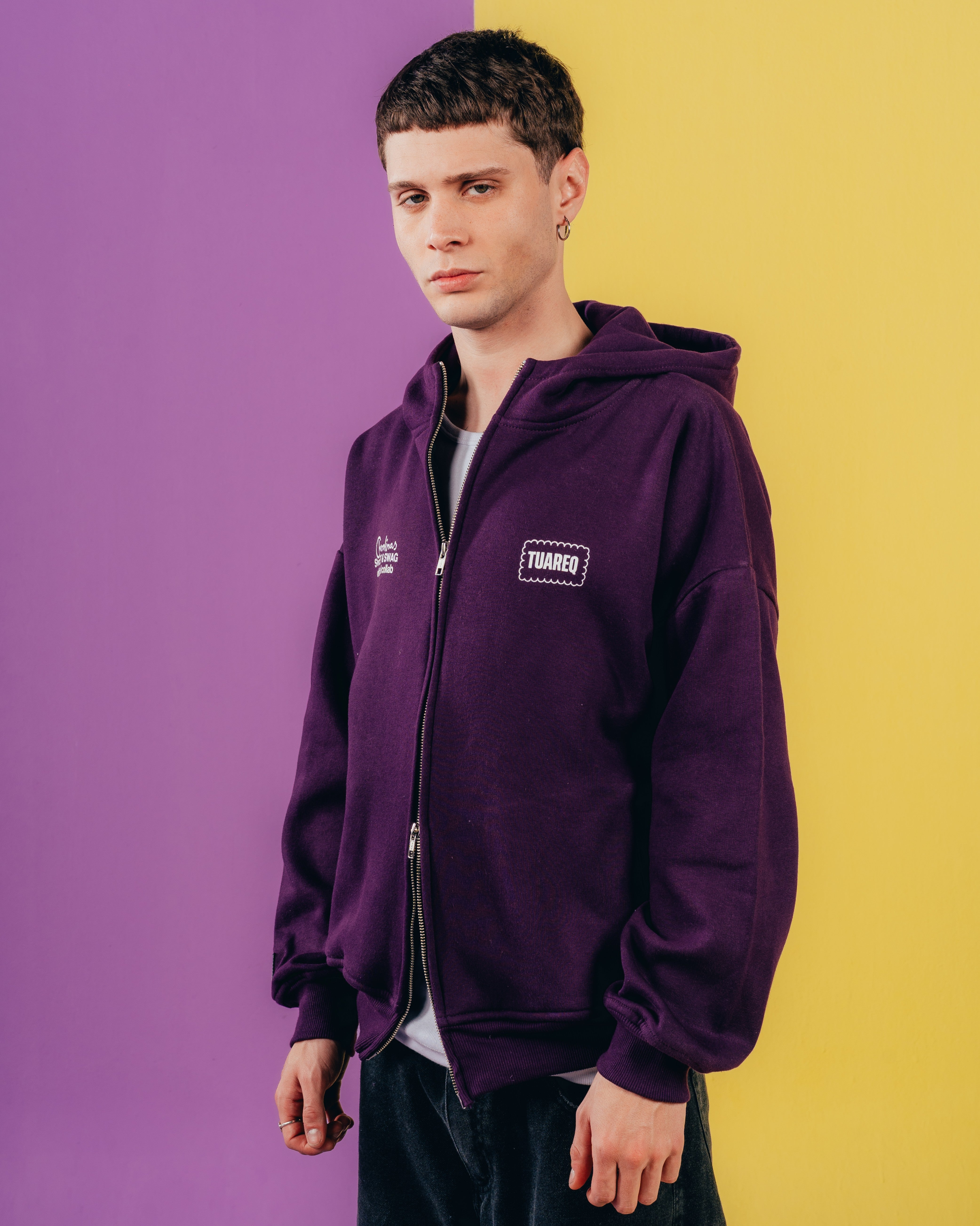 CAMPERA DOBLE CIERRE [ CHOCOLINAS ] VIOLET