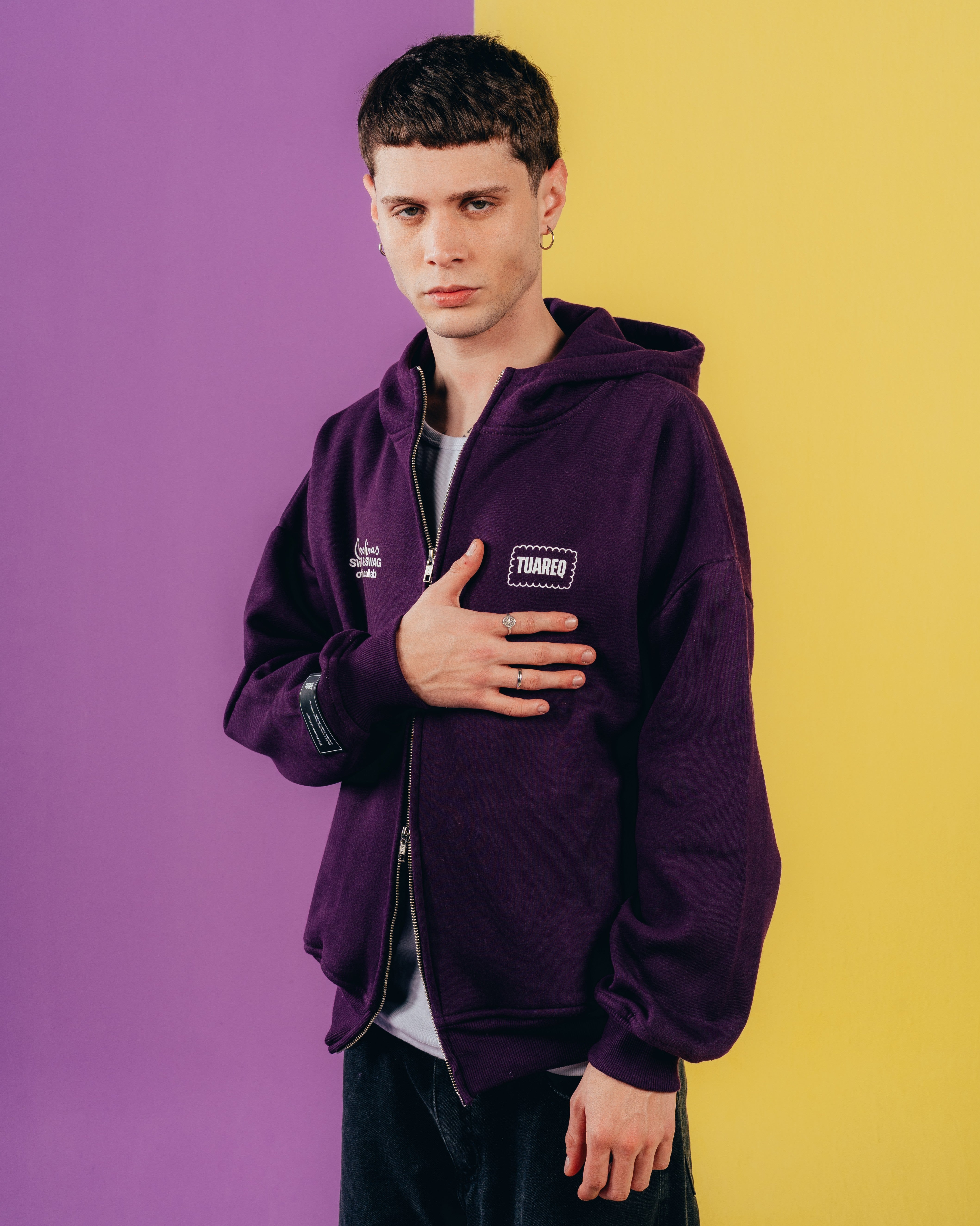 CAMPERA DOBLE CIERRE [ CHOCOLINAS ] VIOLET