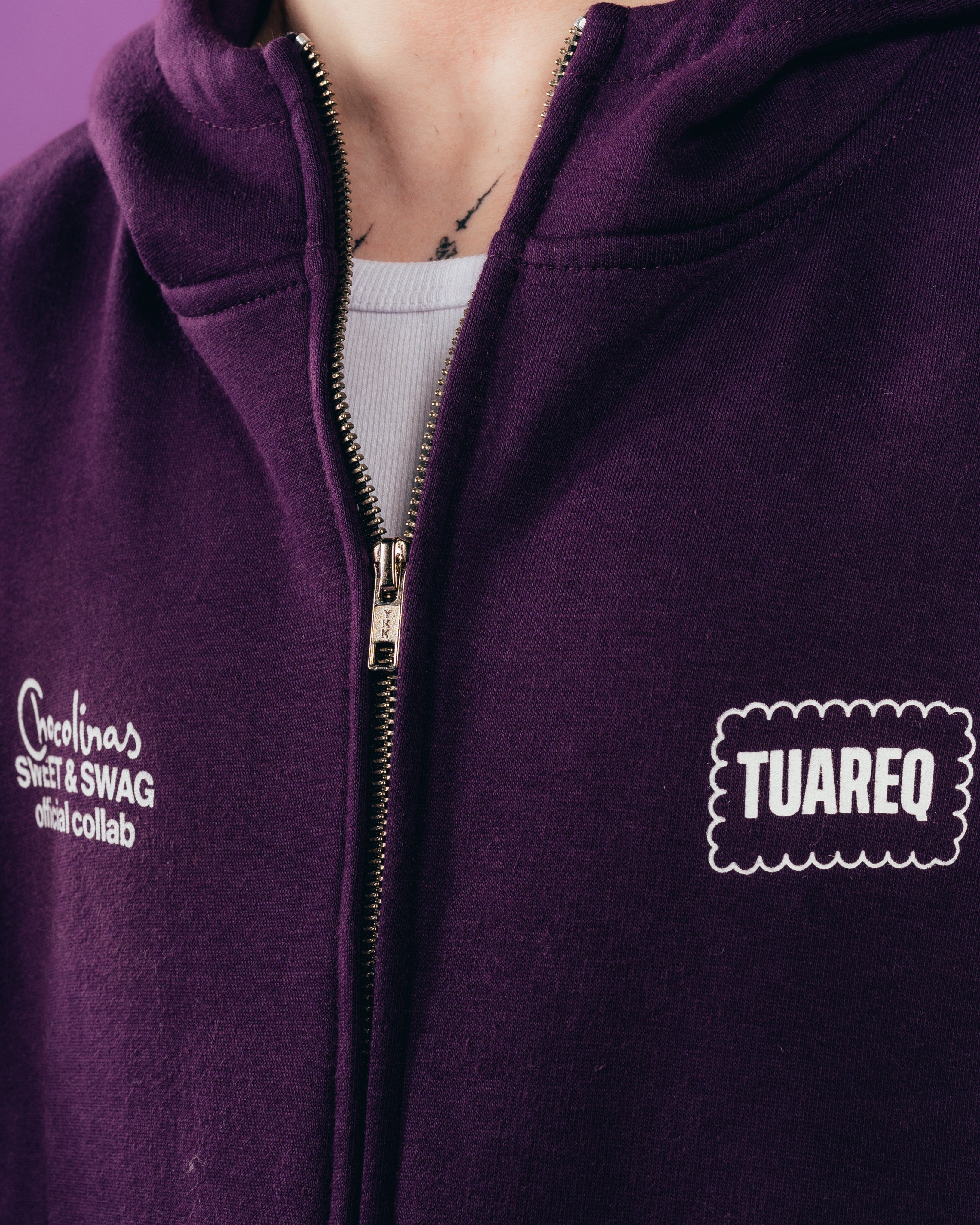 CAMPERA DOBLE CIERRE [ CHOCOLINAS ] VIOLET