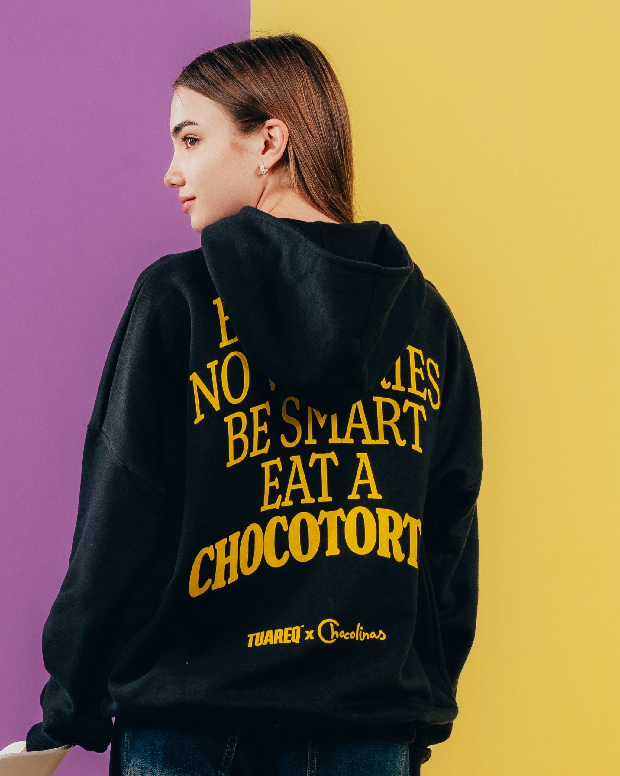 HOODIE EXTRAHEAVY [ CHOCOLINAS ] BAD DAY BLACK