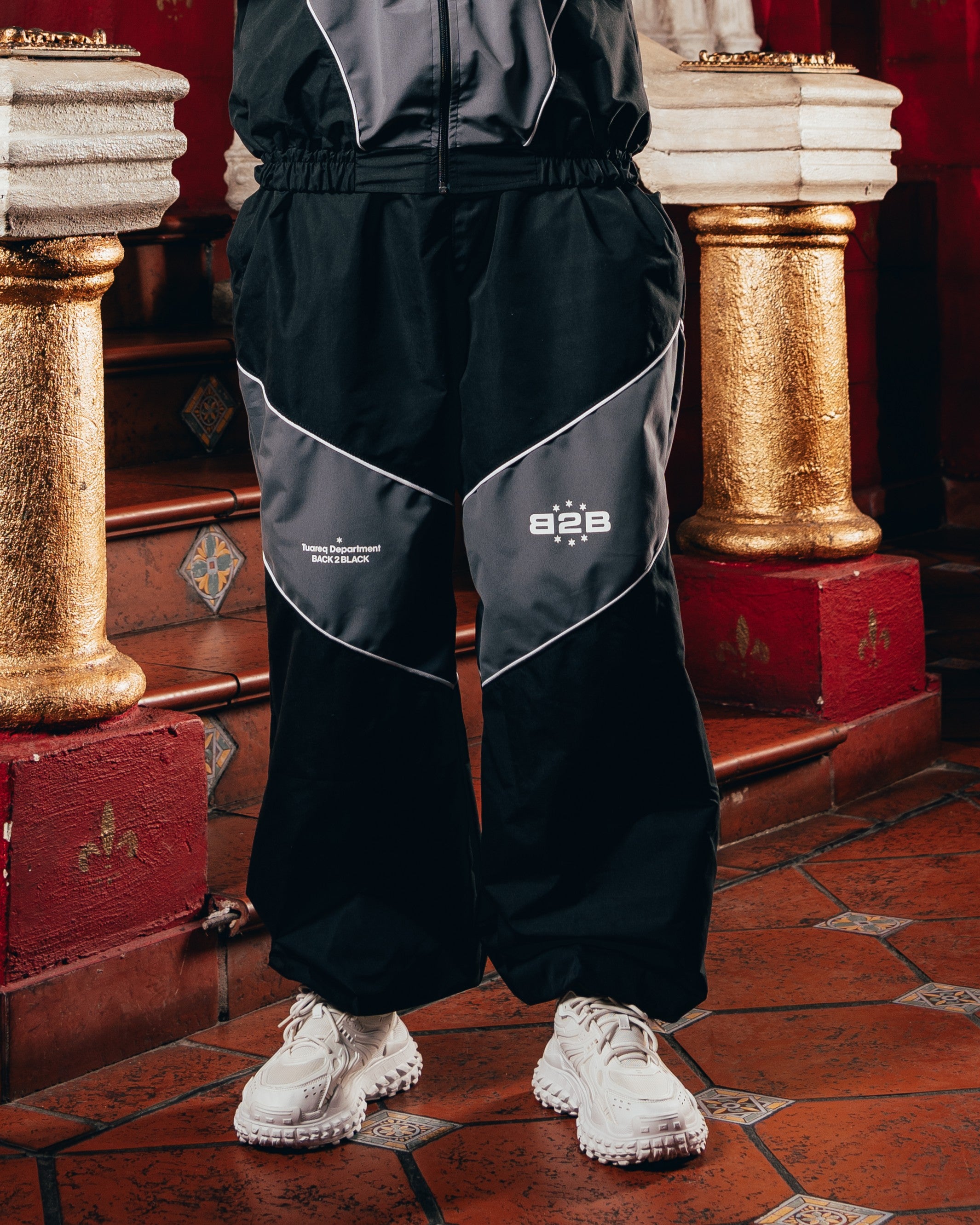 JOGGER DEPORTIVO ROMPEVIENTO [ B2B ] BLACK