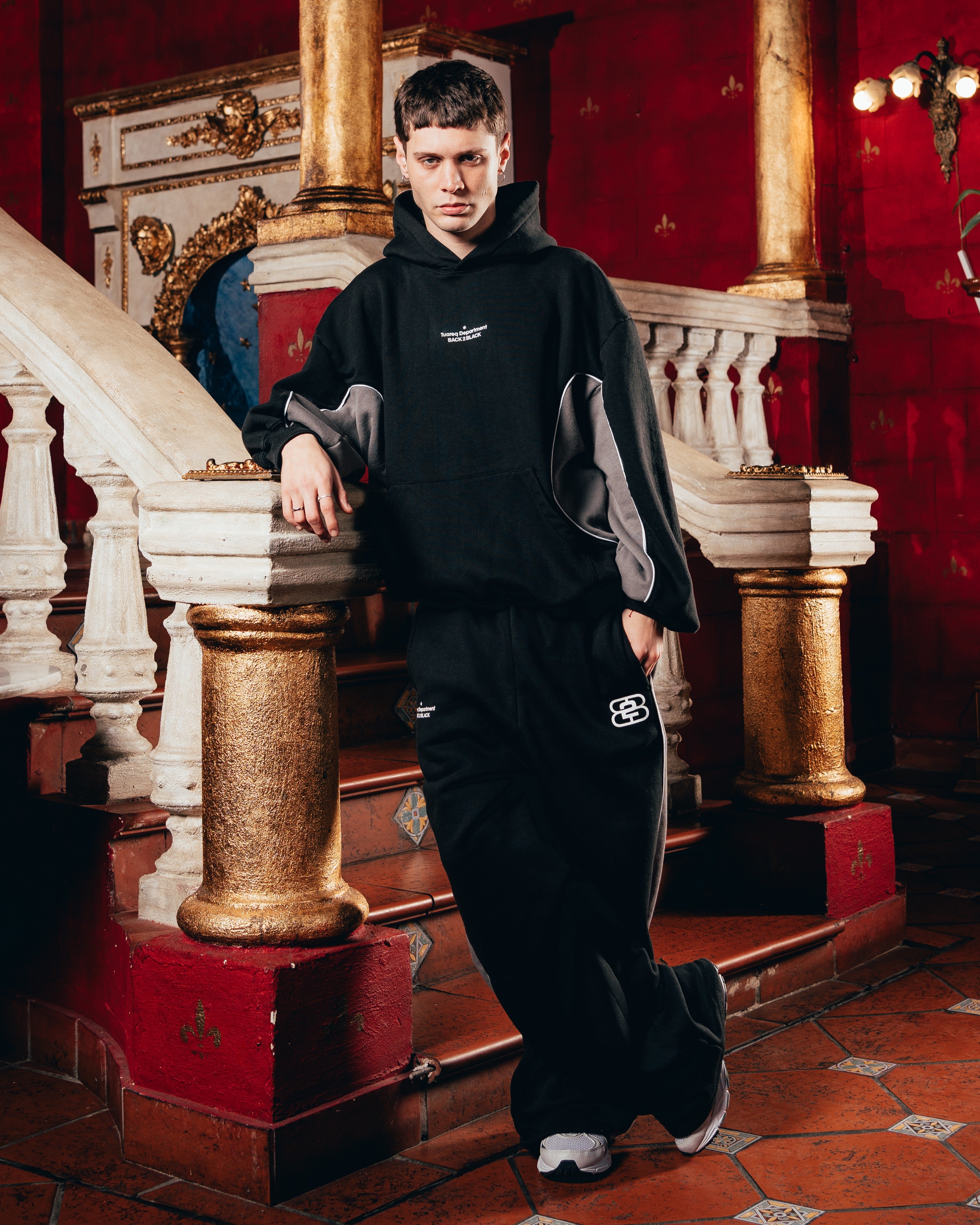 SET DE INVIERNO [ B2B ] BICOLOR BLACK