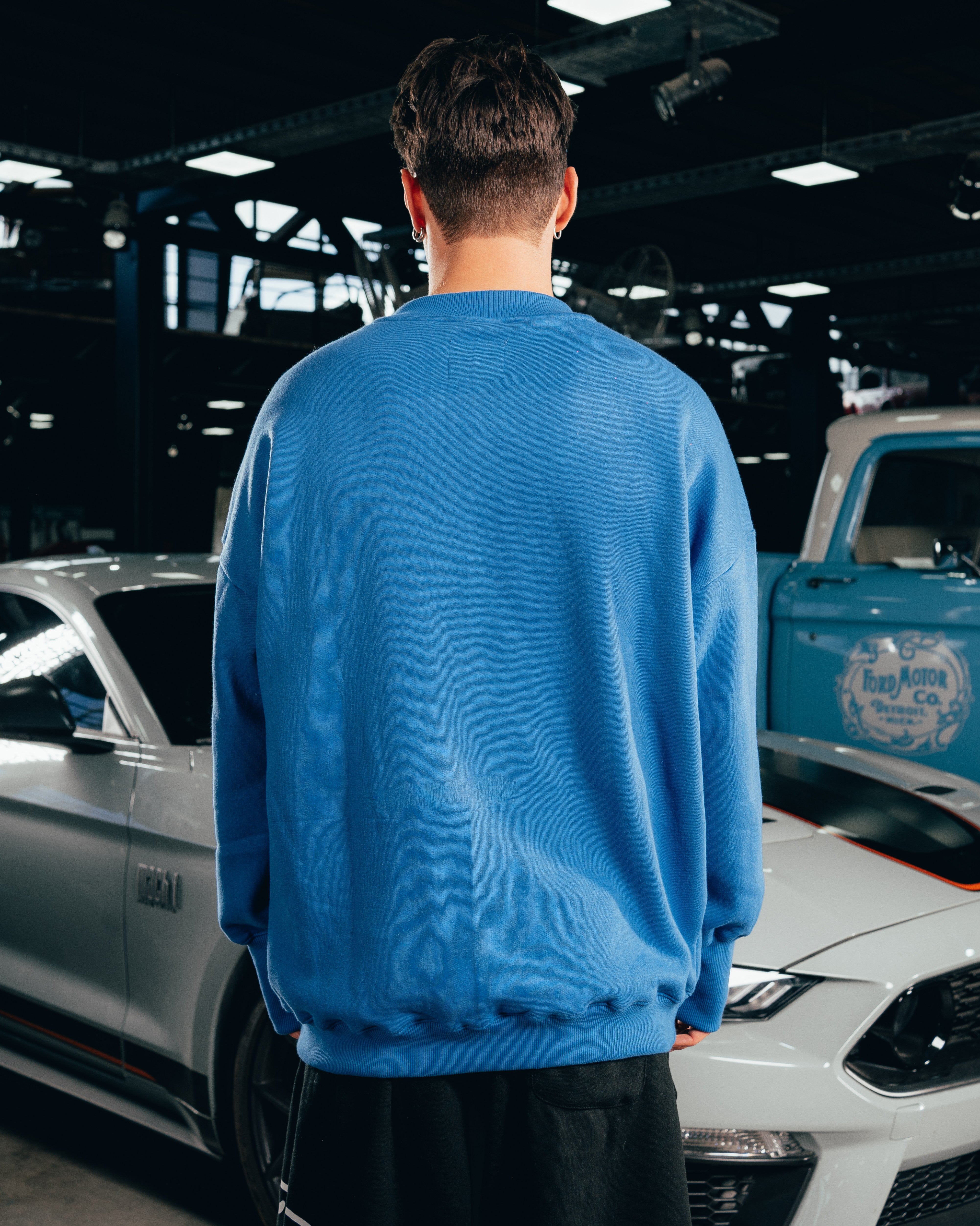 CREWNECK [ FORD ] UNIVERSITY BLUE