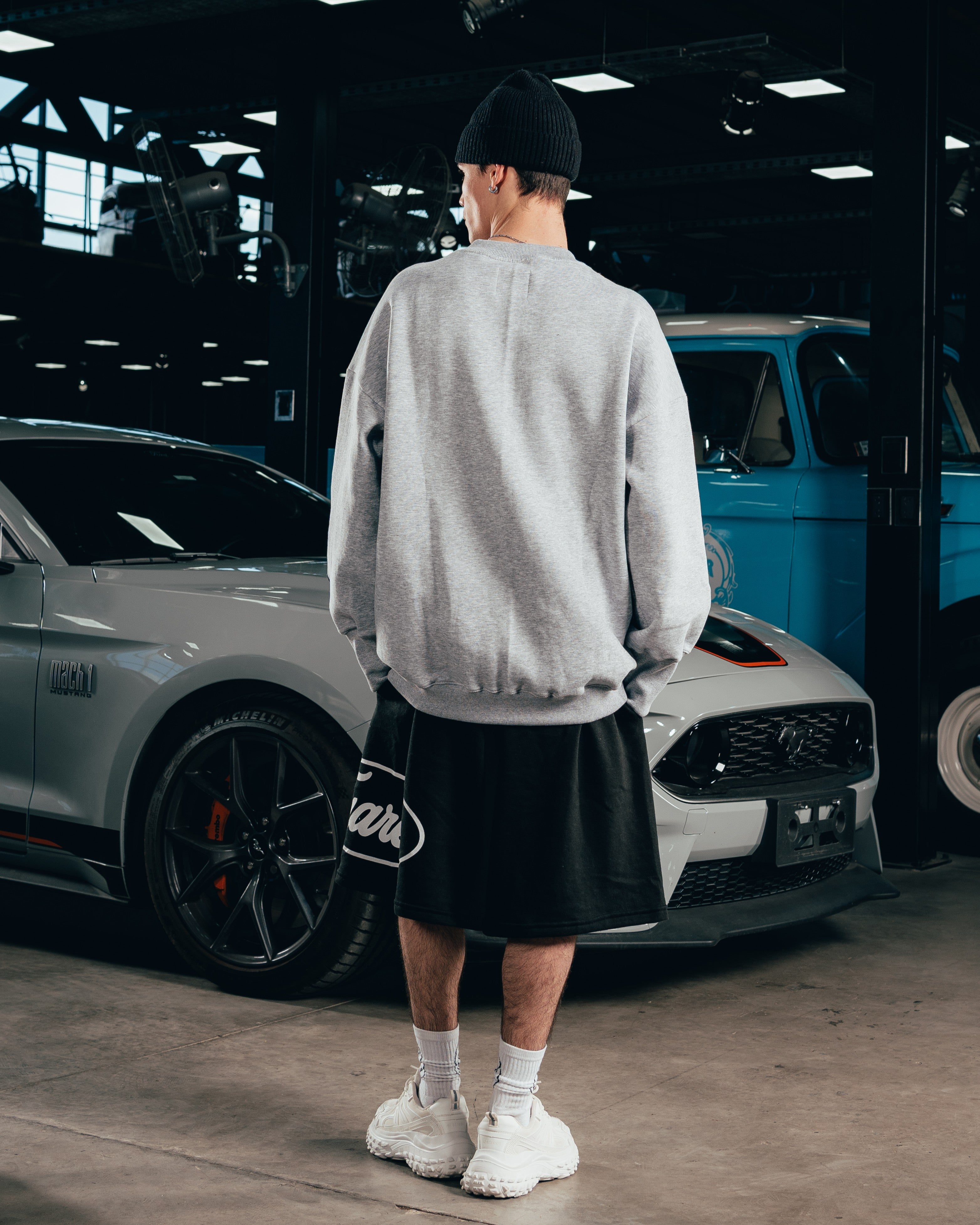 CREWNECK [ FORD ] UNIVERSITY GREY