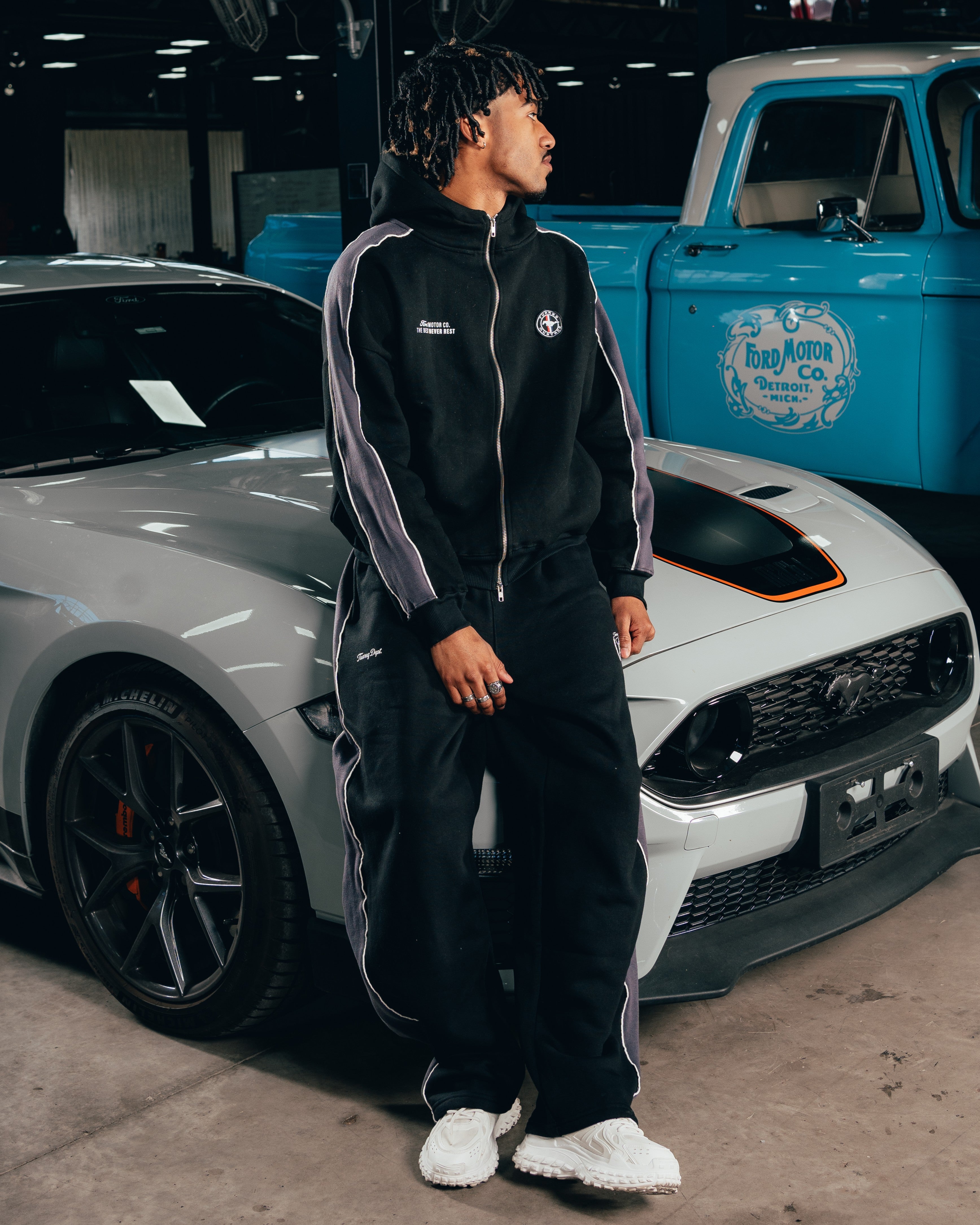 CONJUNTO DE INVIERNO [ FORD ] BICOLOR BLACK