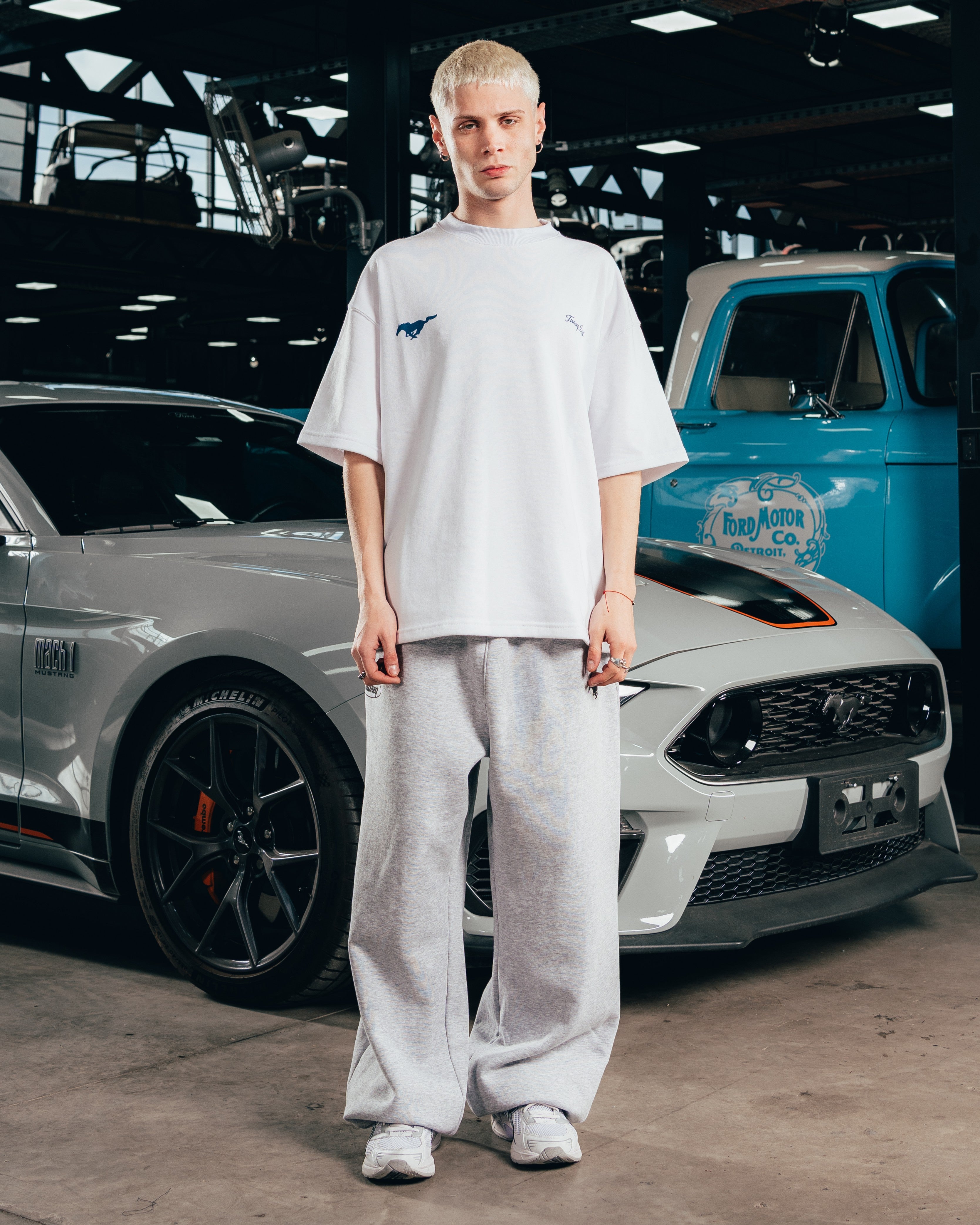 KIMONO RUSTICO [ FORD ] MUSTANG WHITE