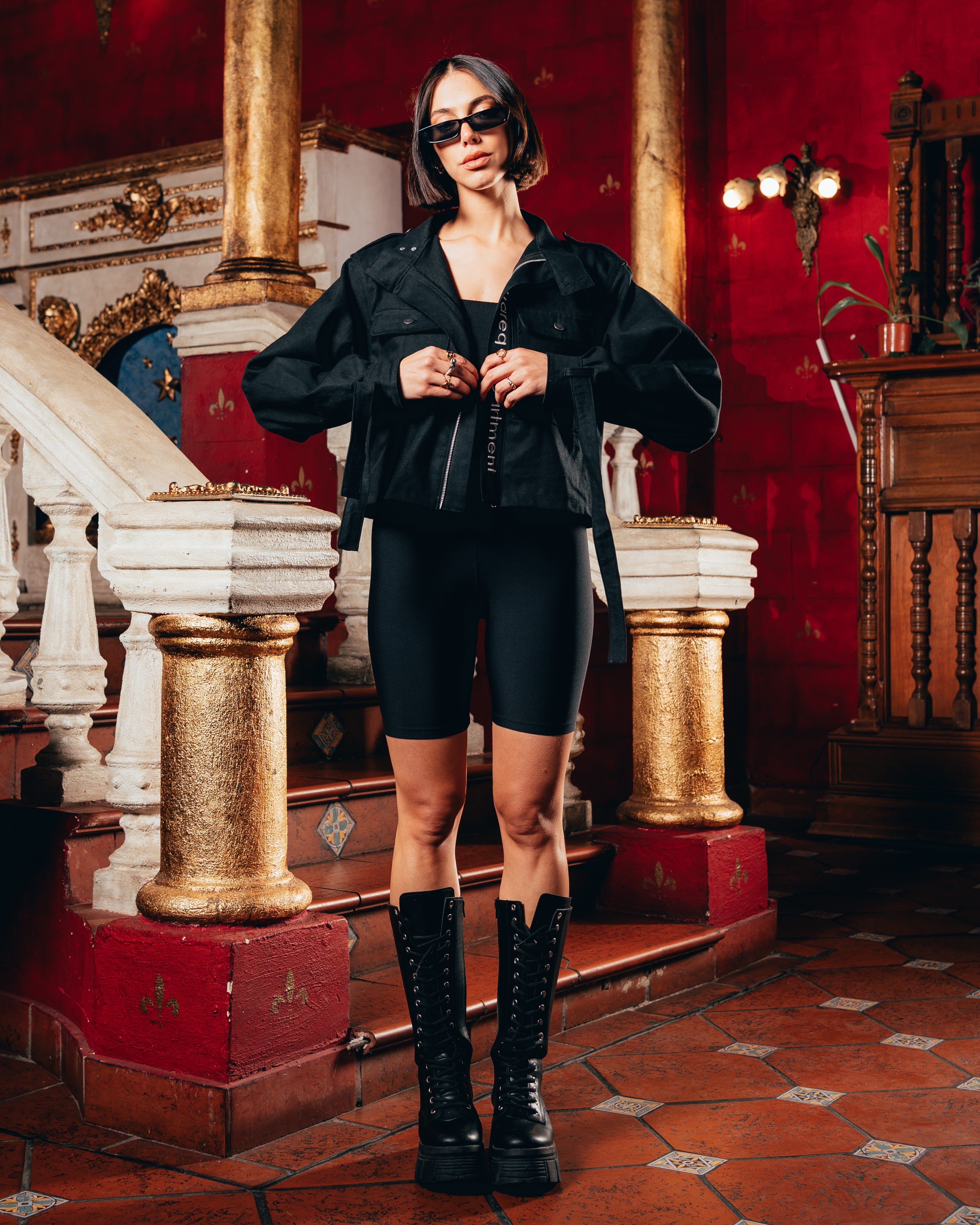 CAMPERA KATAFE SEMI-BOXY [ B2B ] STAR BLACK