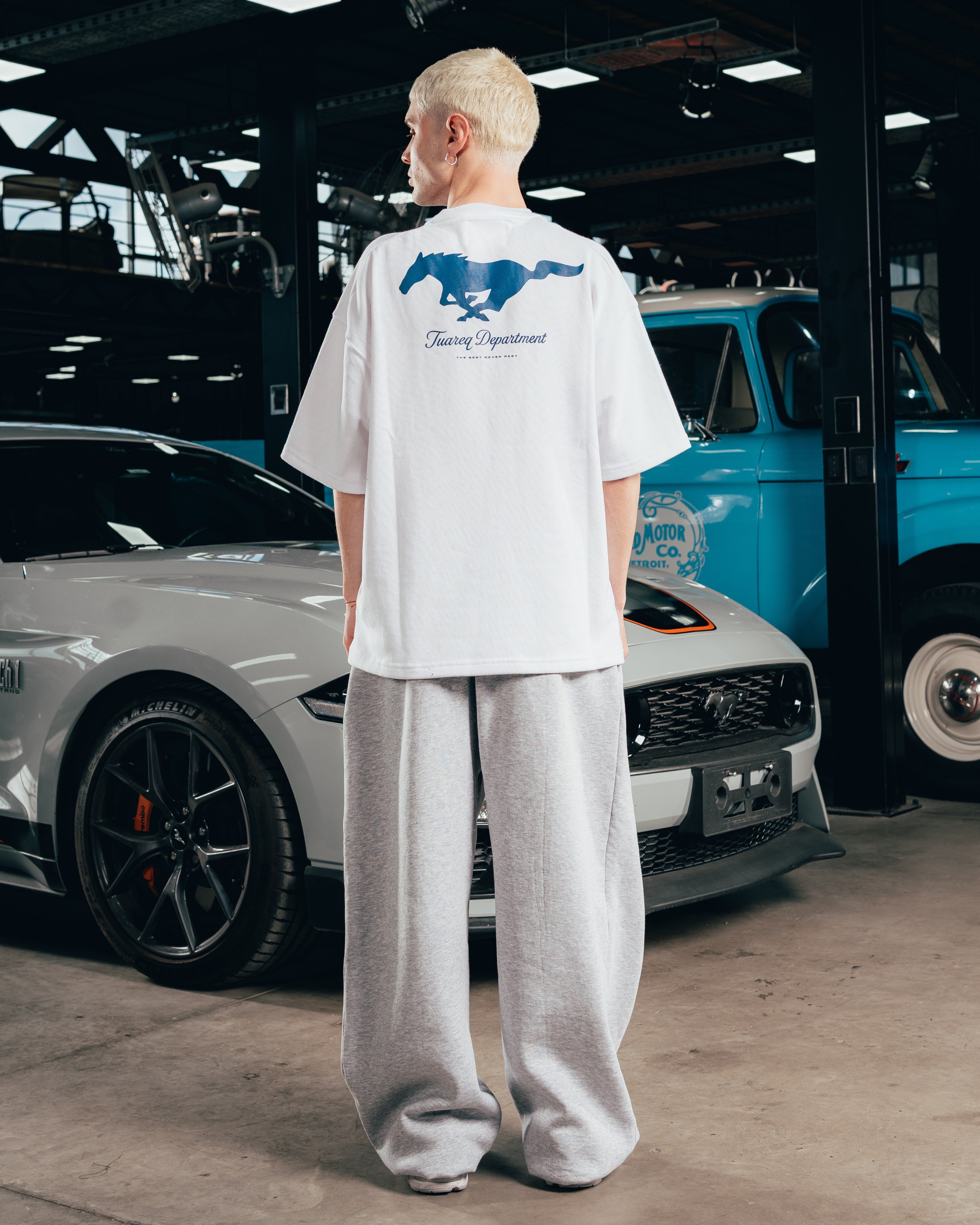 KIMONO RUSTICO [ FORD ] MUSTANG WHITE