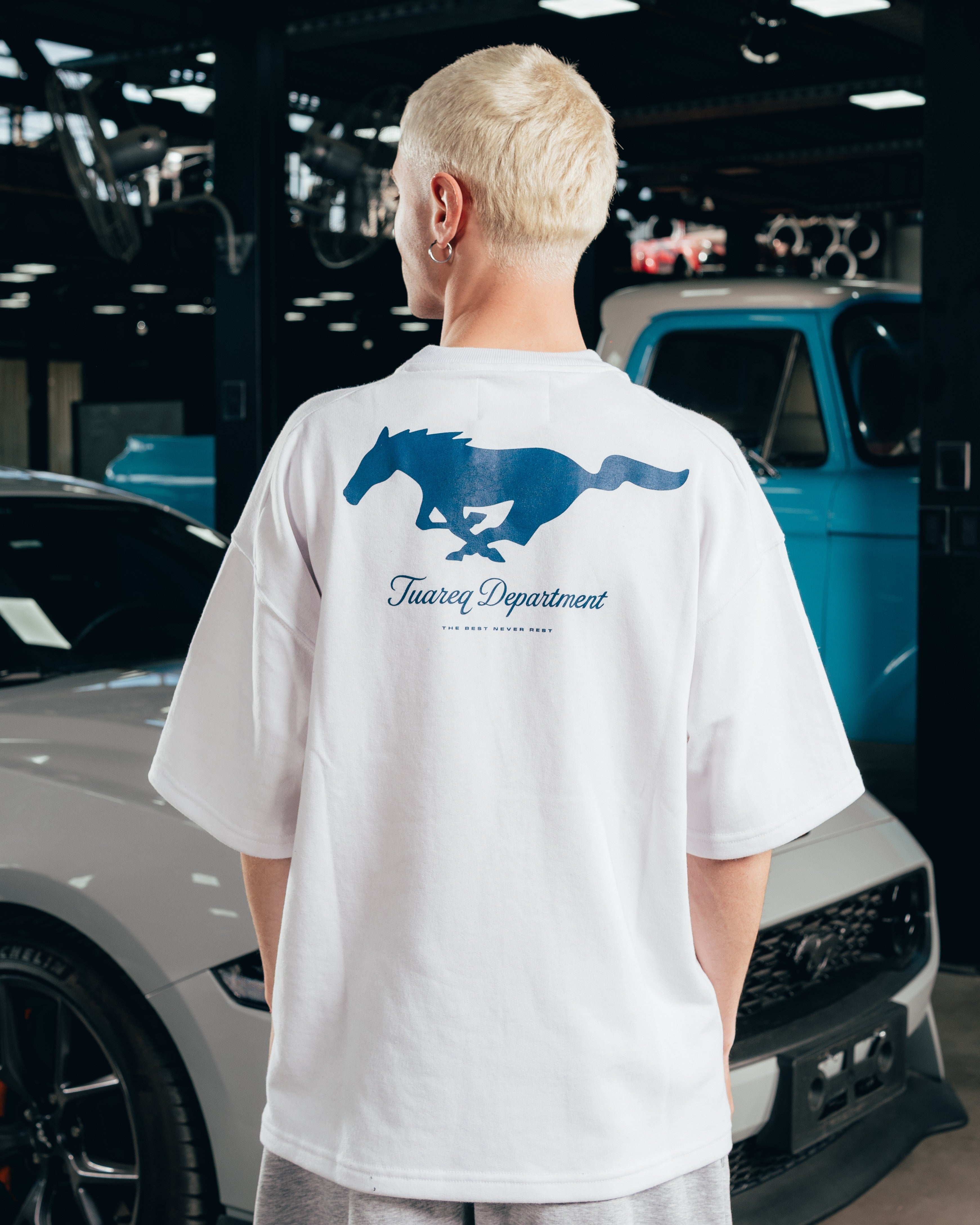 KIMONO RUSTICO [ FORD ] MUSTANG WHITE