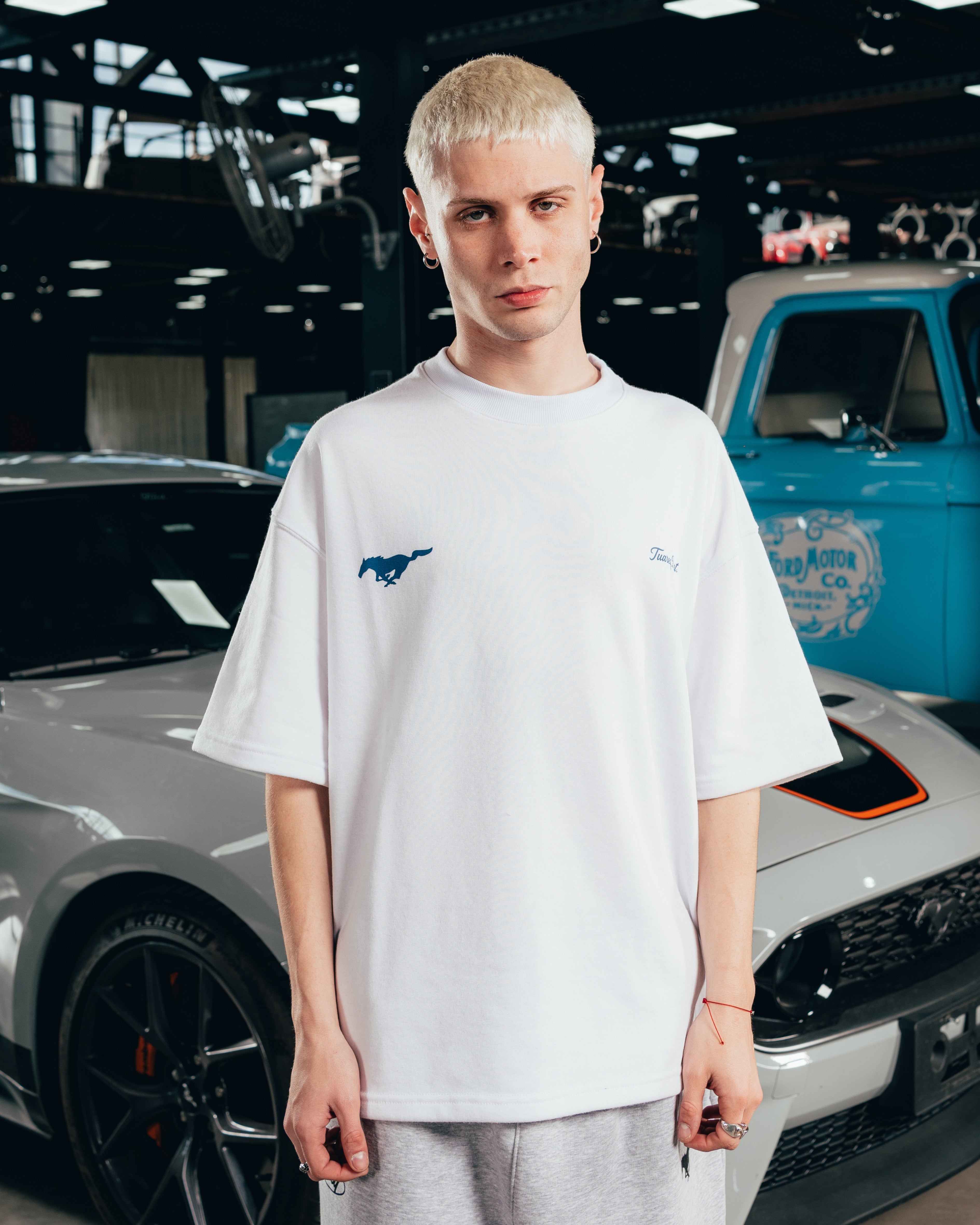 KIMONO RUSTICO [ FORD ] MUSTANG WHITE