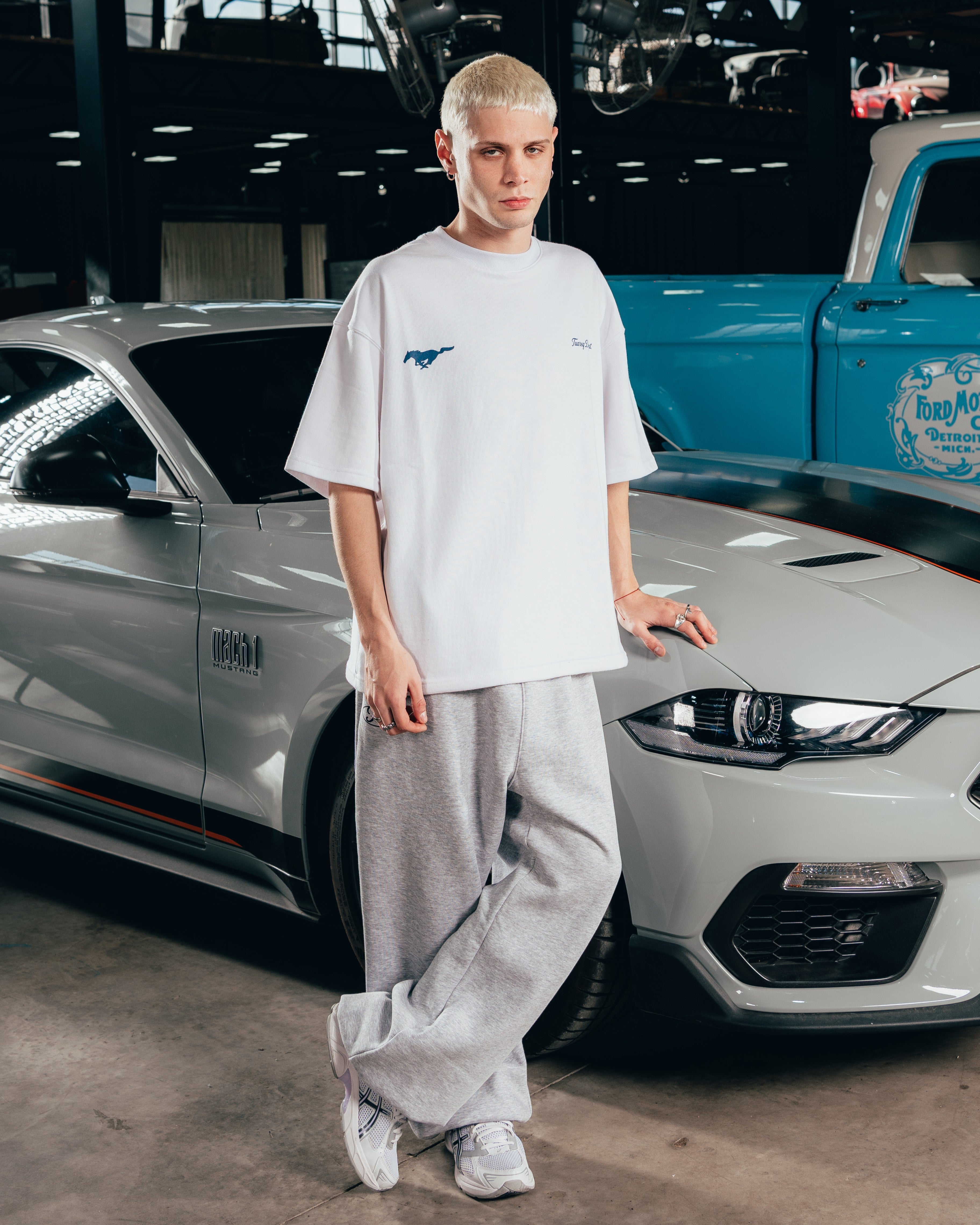 KIMONO RUSTICO [ FORD ] MUSTANG WHITE