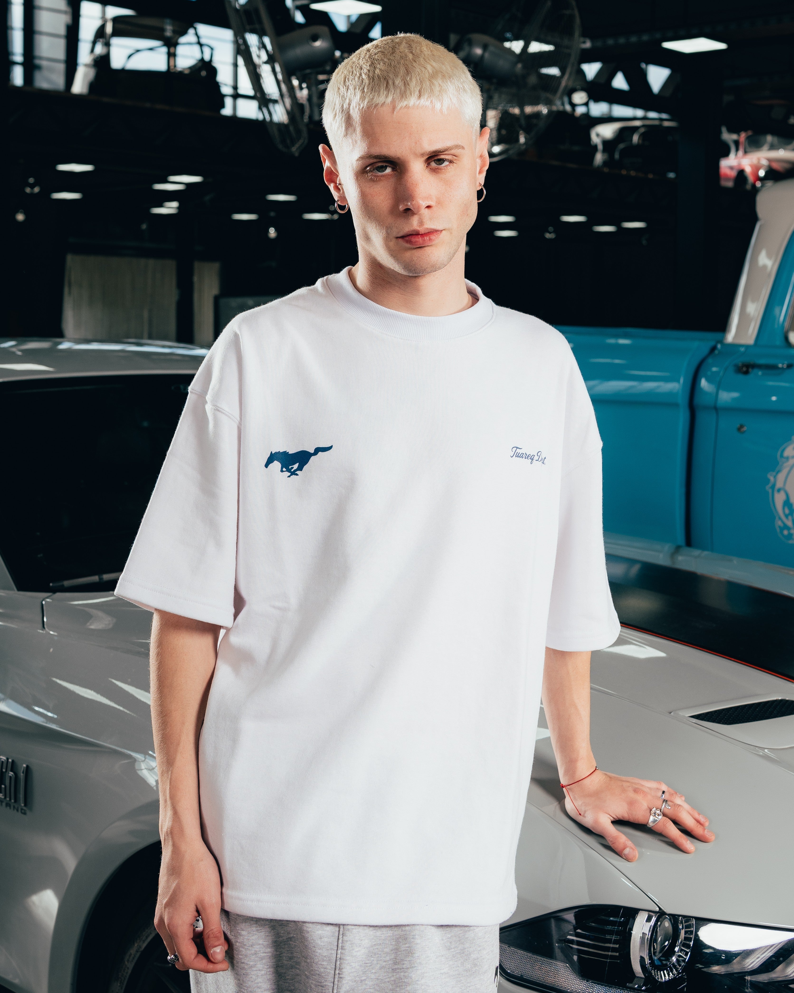 KIMONO RUSTICO [ FORD ] MUSTANG WHITE