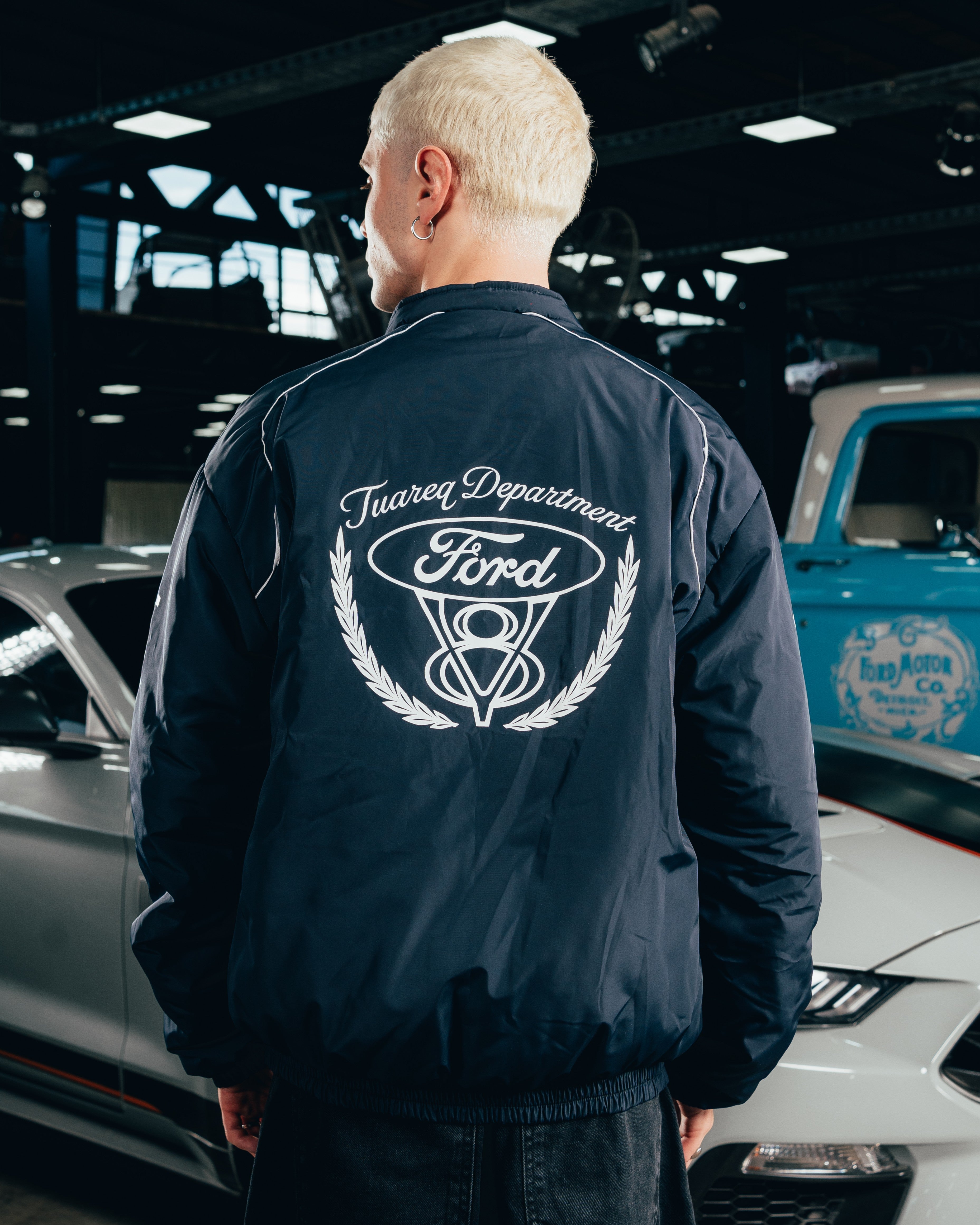 CAMPERA PUFFER [ FORD ] NASCAR BLUE