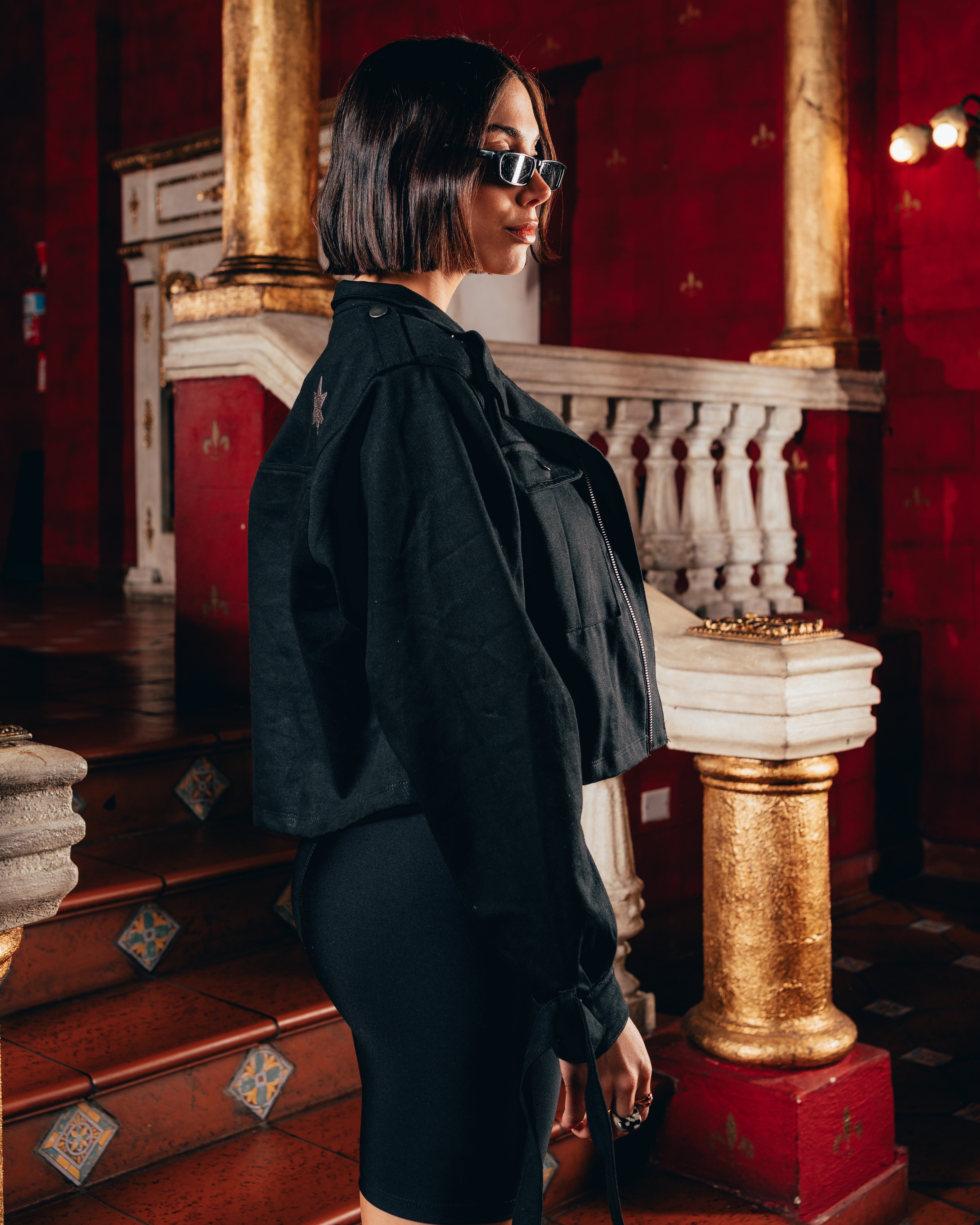 CAMPERA KATAFE SEMI-BOXY [ B2B ] STAR BLACK