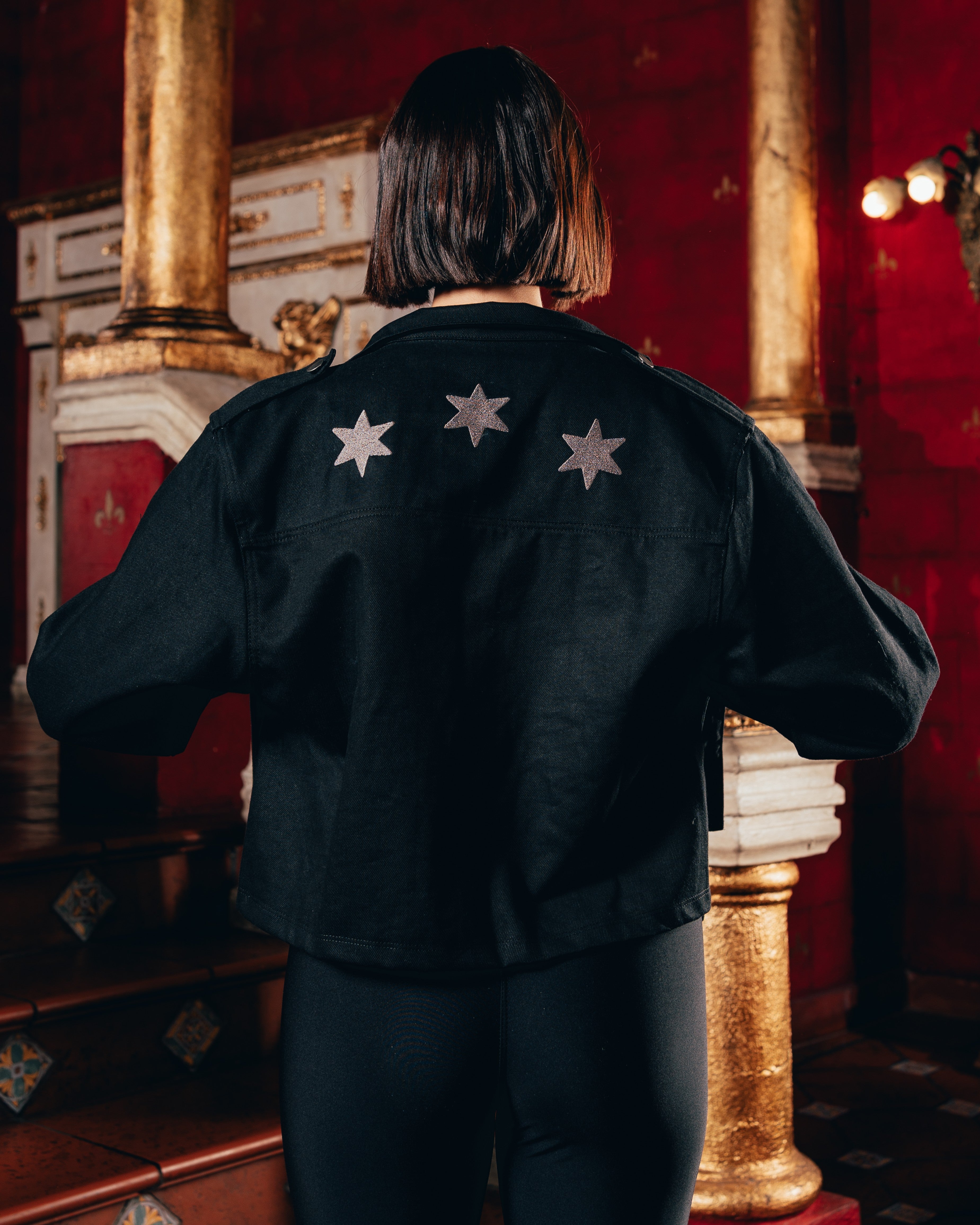 CAMPERA KATAFE SEMI-BOXY [ B2B ] STAR BLACK