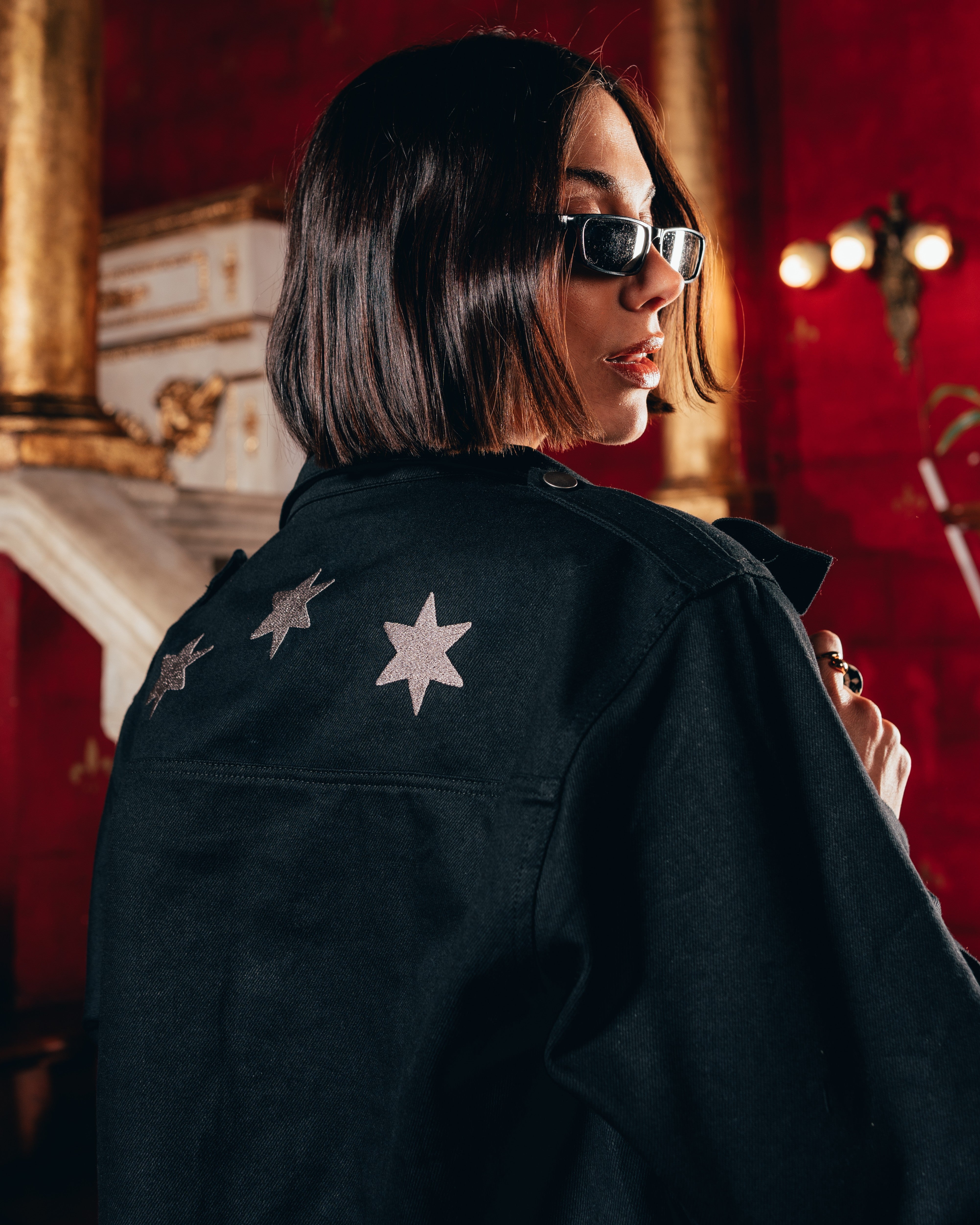CAMPERA KATAFE SEMI-BOXY [ B2B ] STAR BLACK