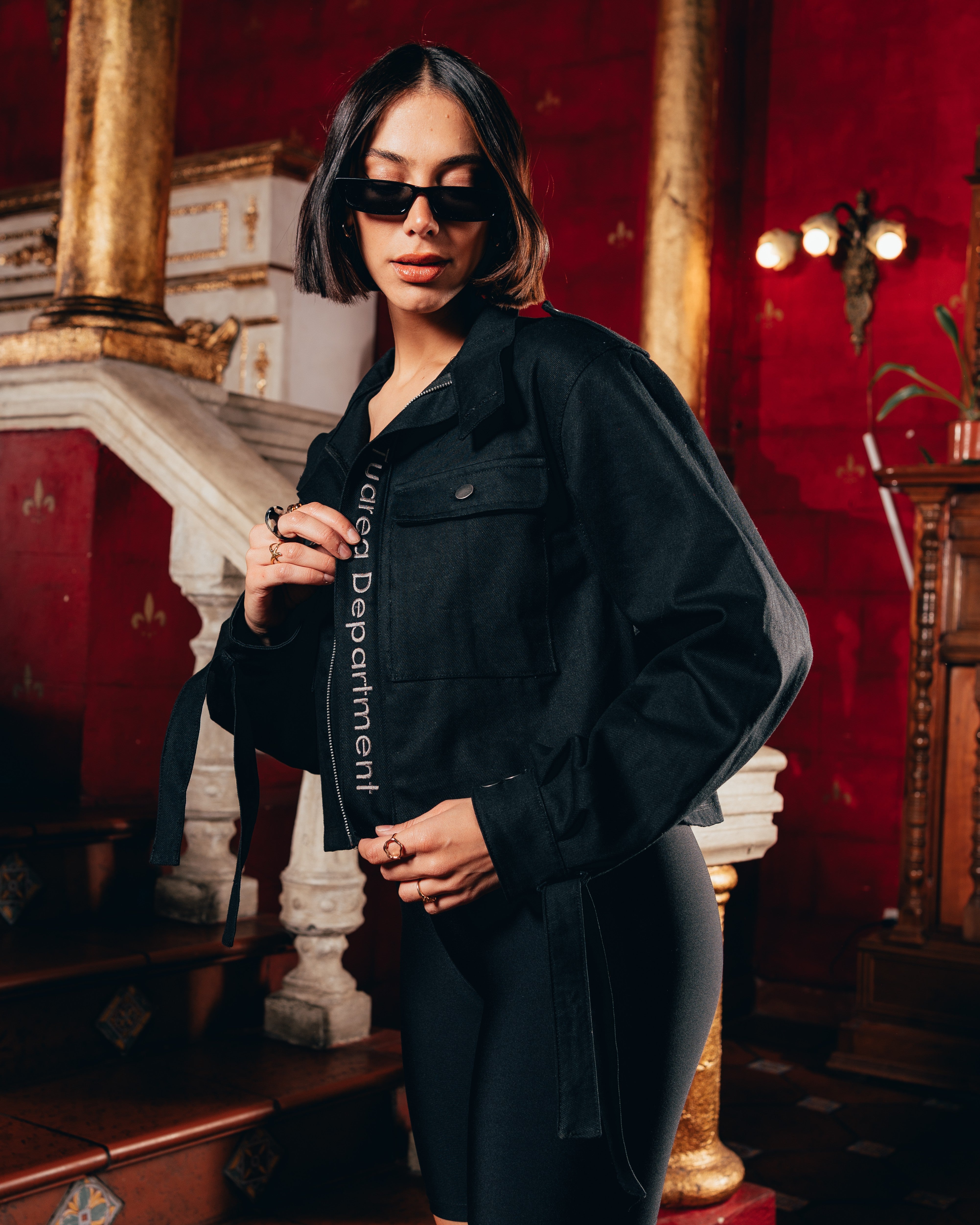CAMPERA KATAFE SEMI-BOXY [ B2B ] STAR BLACK
