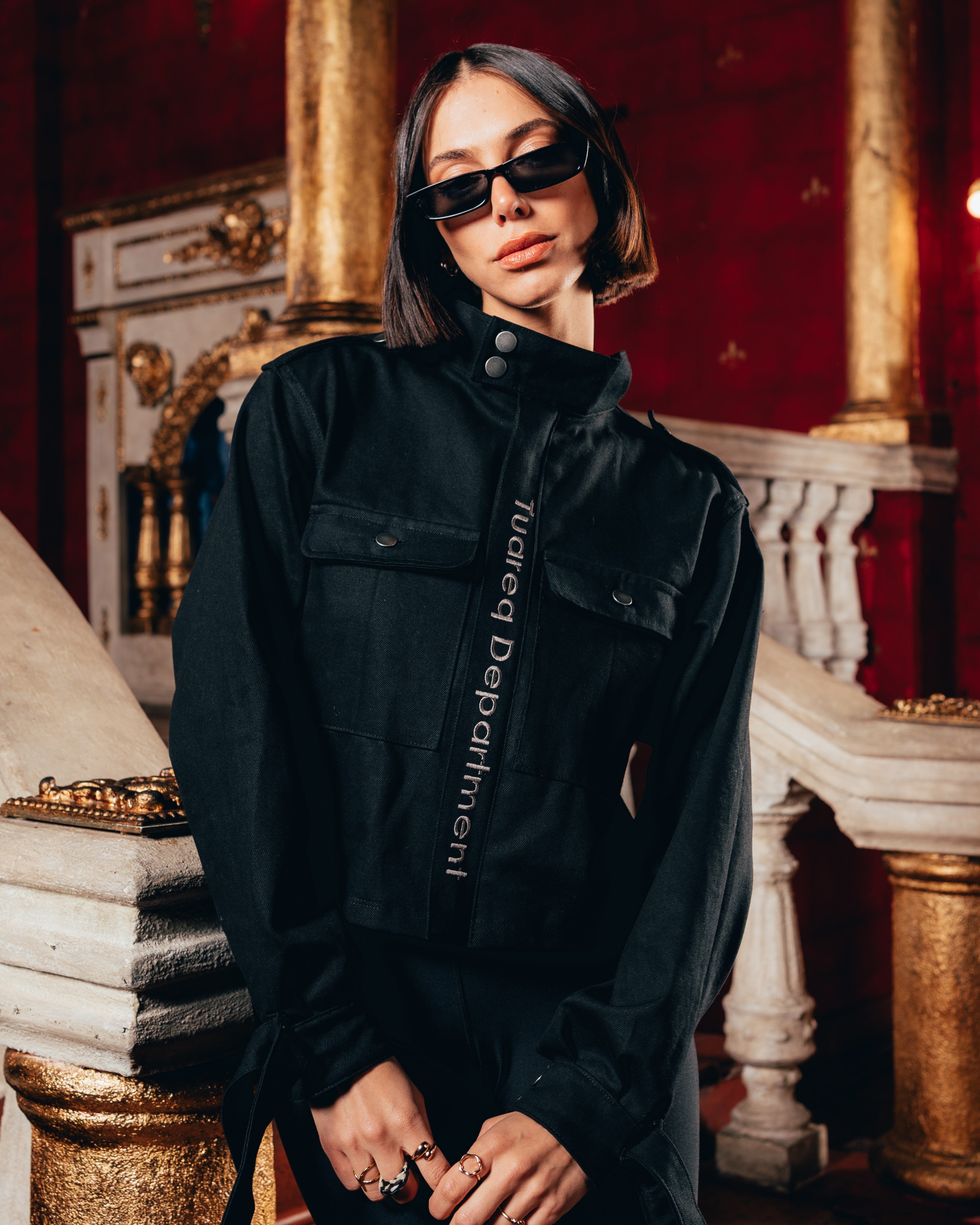 CAMPERA KATAFE SEMI-BOXY [ B2B ] STAR BLACK