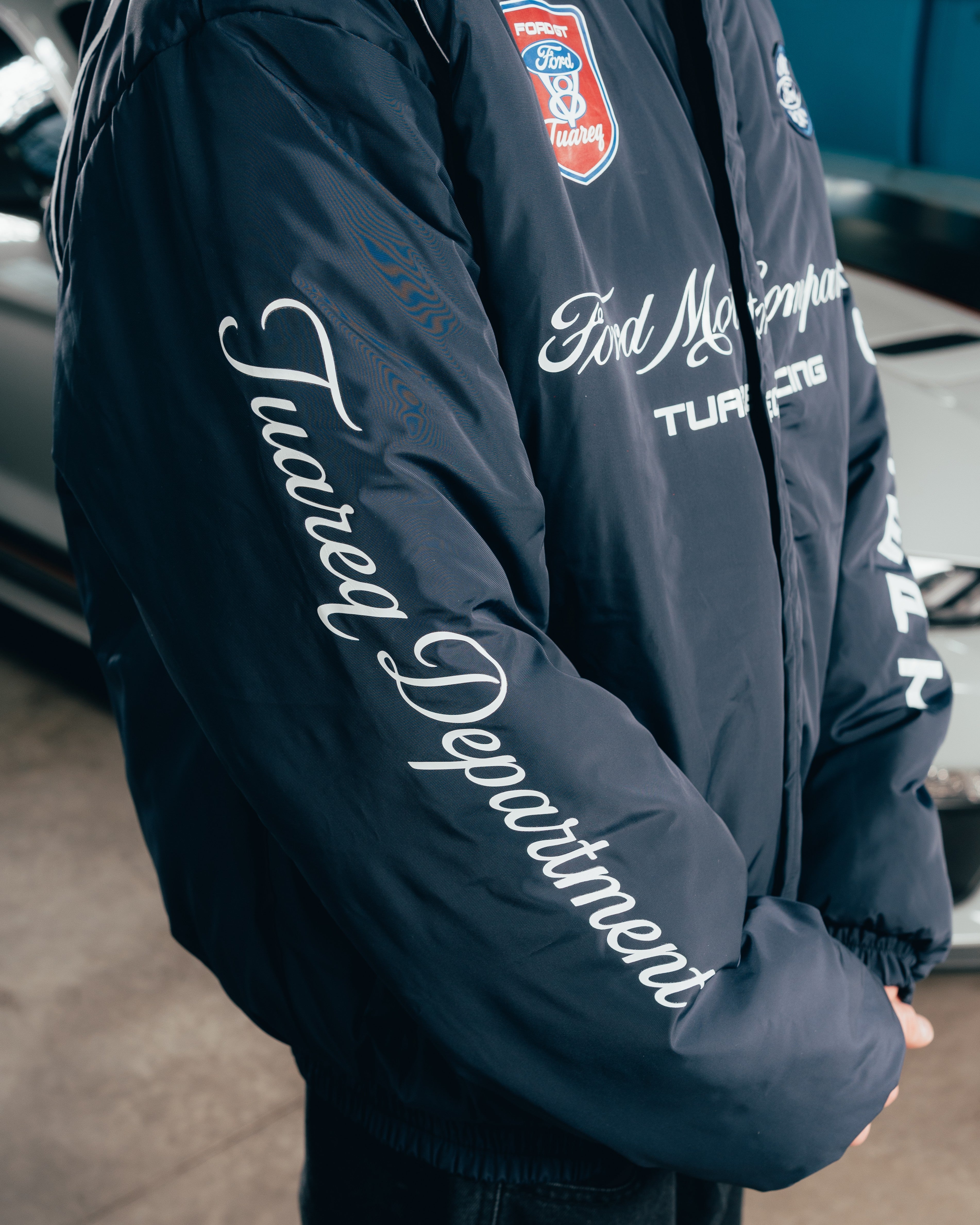 CAMPERA PUFFER [ FORD ] NASCAR BLUE