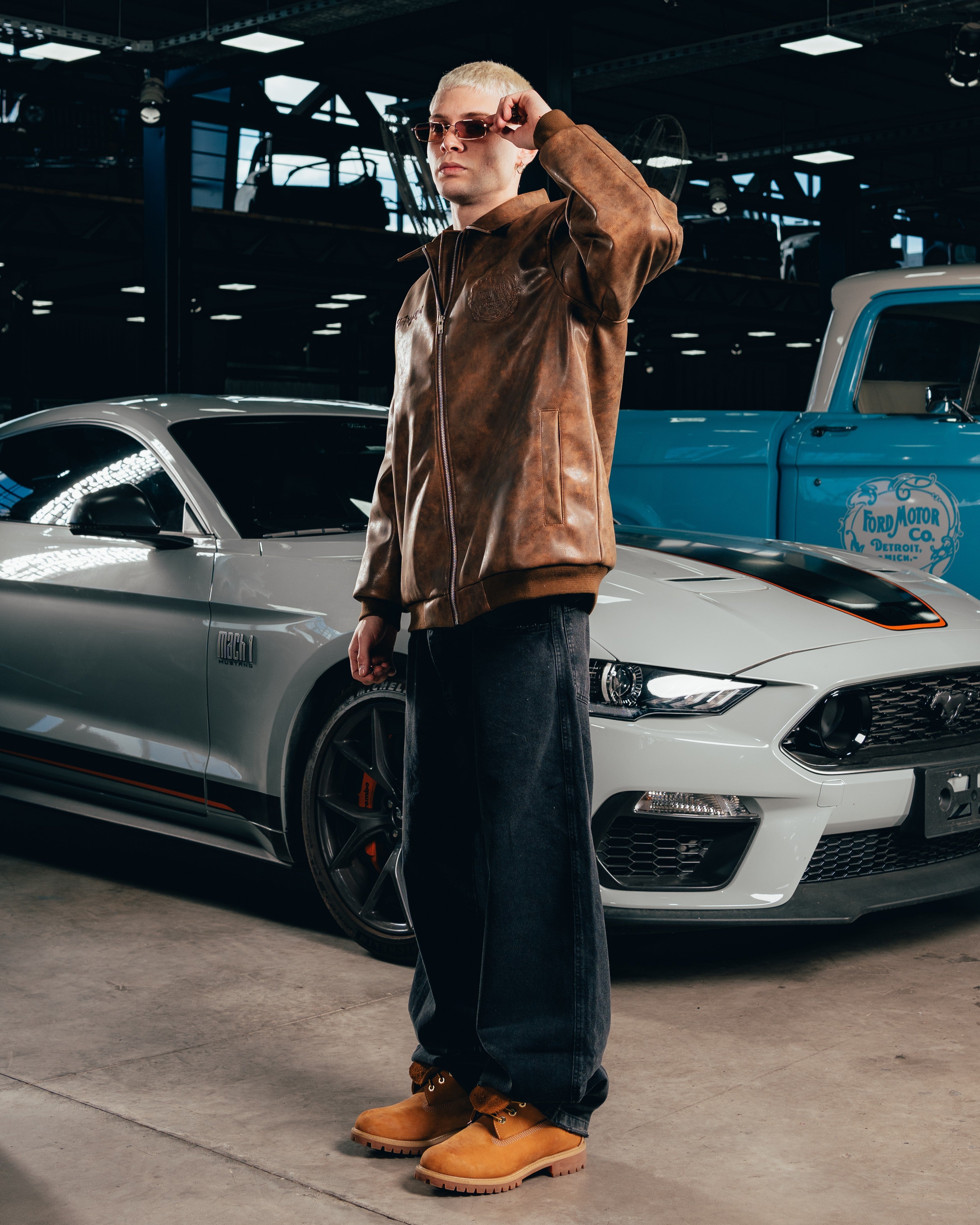 CAMPERA ECO-CUERO [ FORD ] RETRO