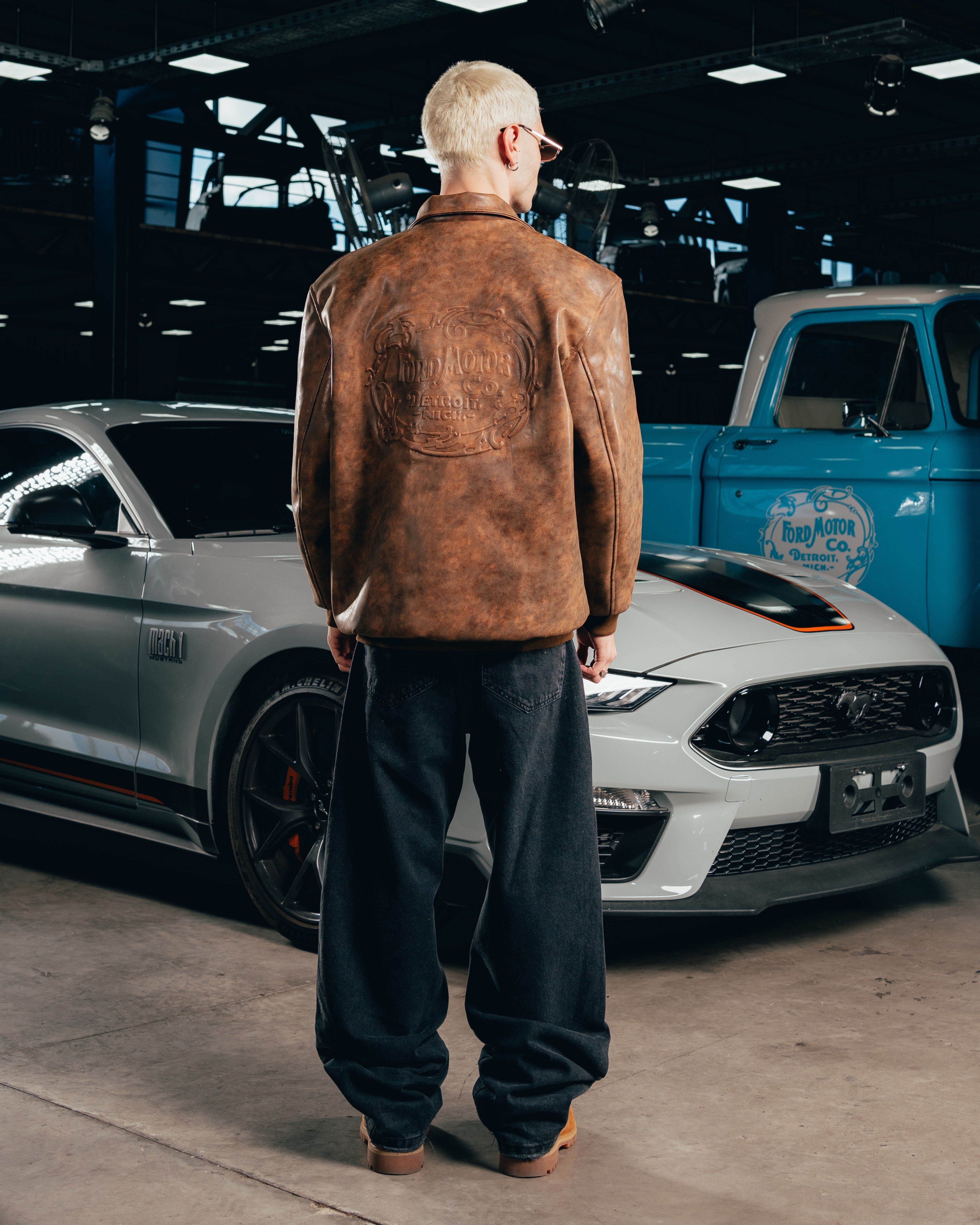 CAMPERA ECO-CUERO [ FORD ] RETRO