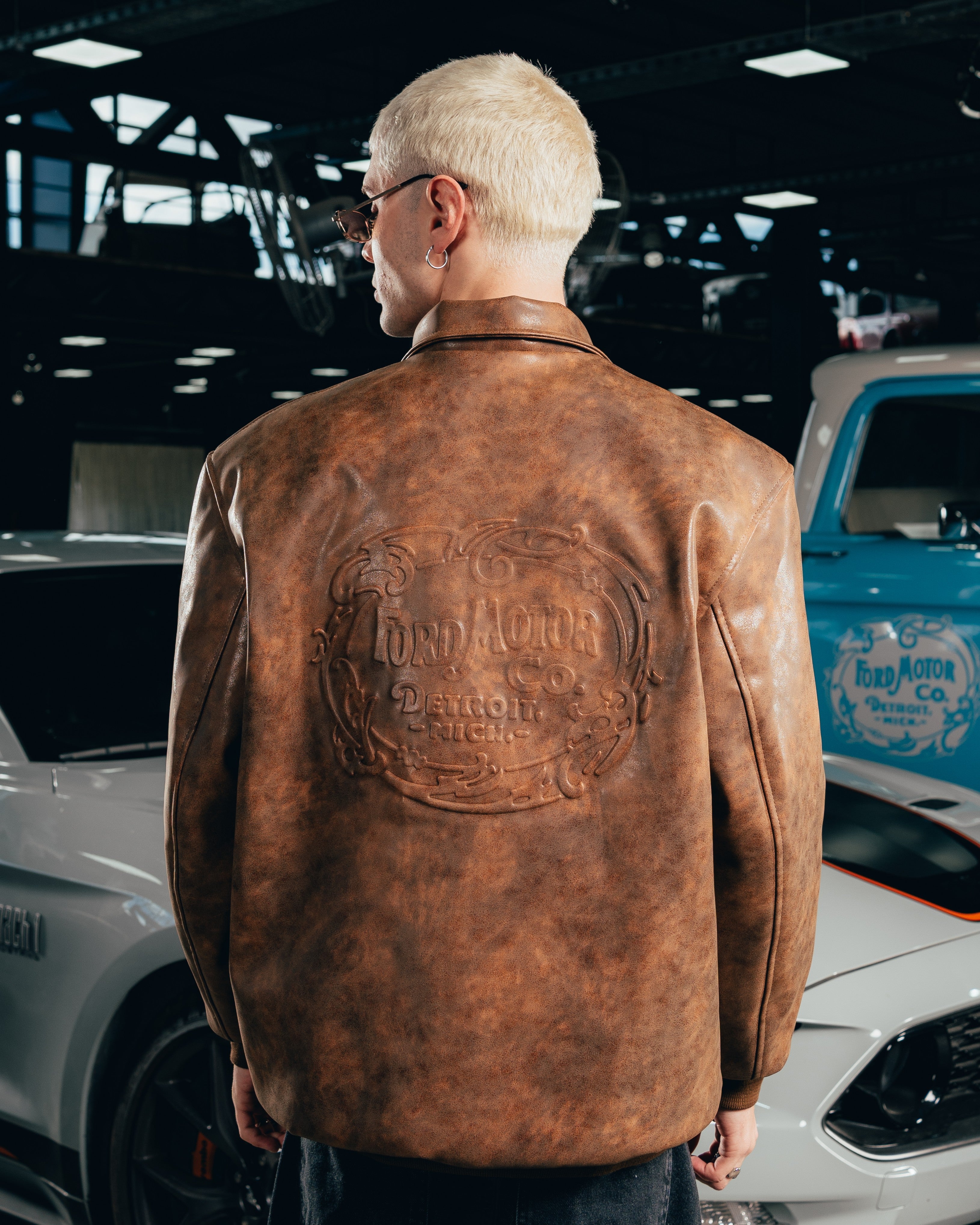 CAMPERA ECO-CUERO [ FORD ] RETRO